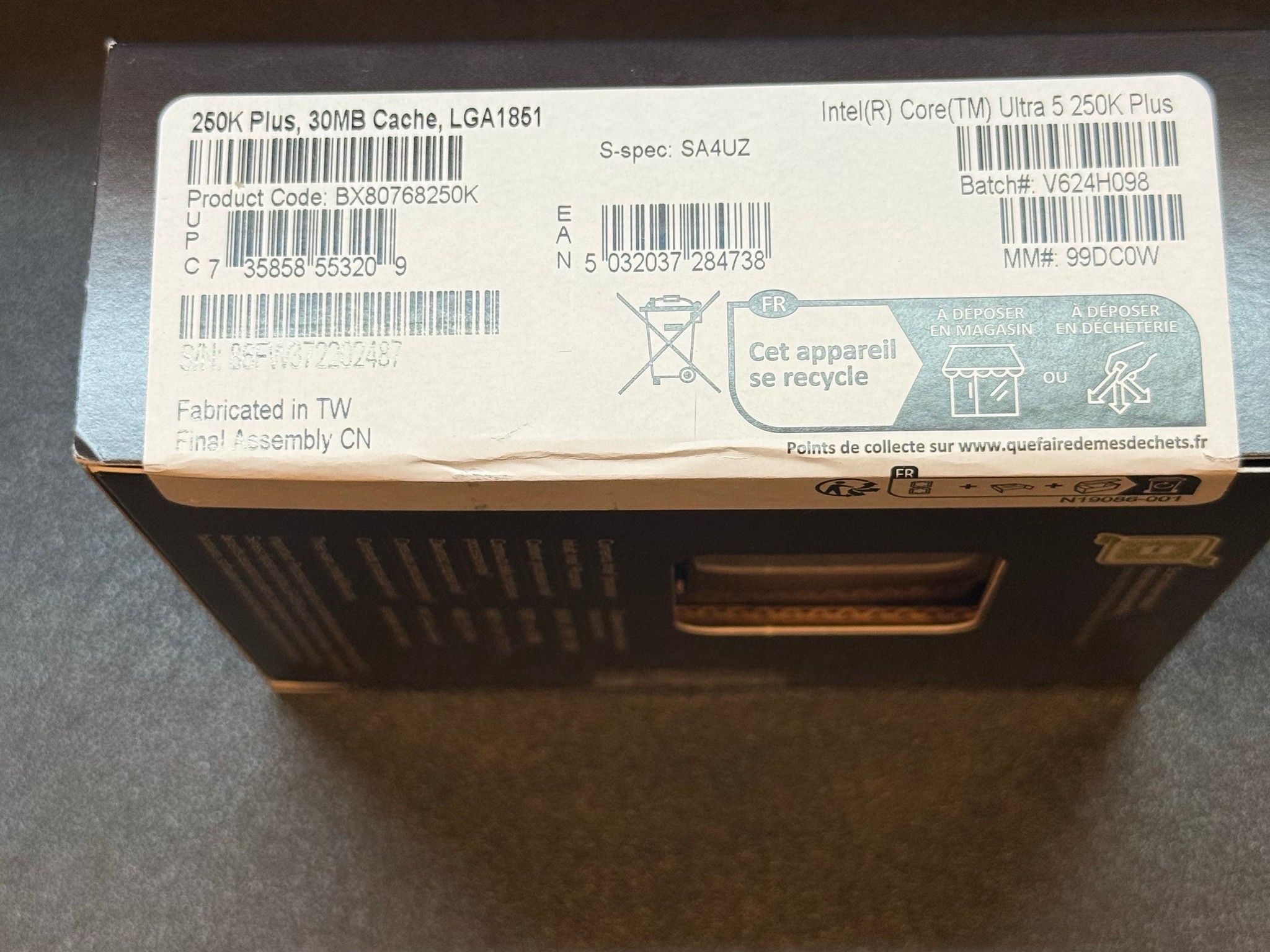 (NEW Bundle) Intel Core Ultra 250K PLUS | GIGABYTE B860 DS3H WIFI6E Motherboard