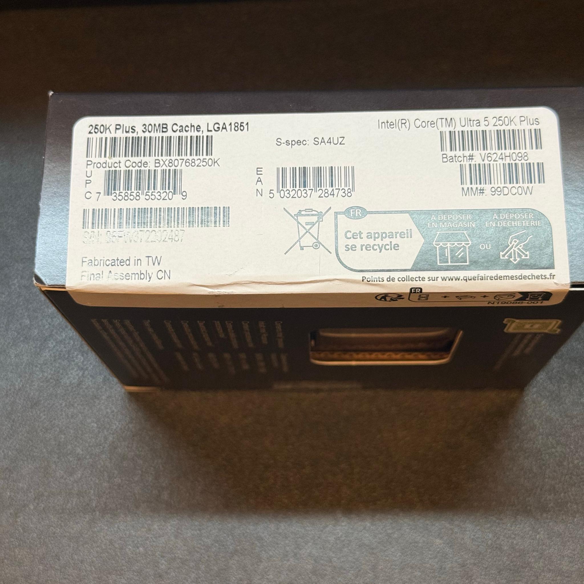 (NEW Bundle) Intel Core Ultra 250K PLUS | GIGABYTE B860 DS3H WIFI6E Motherboard