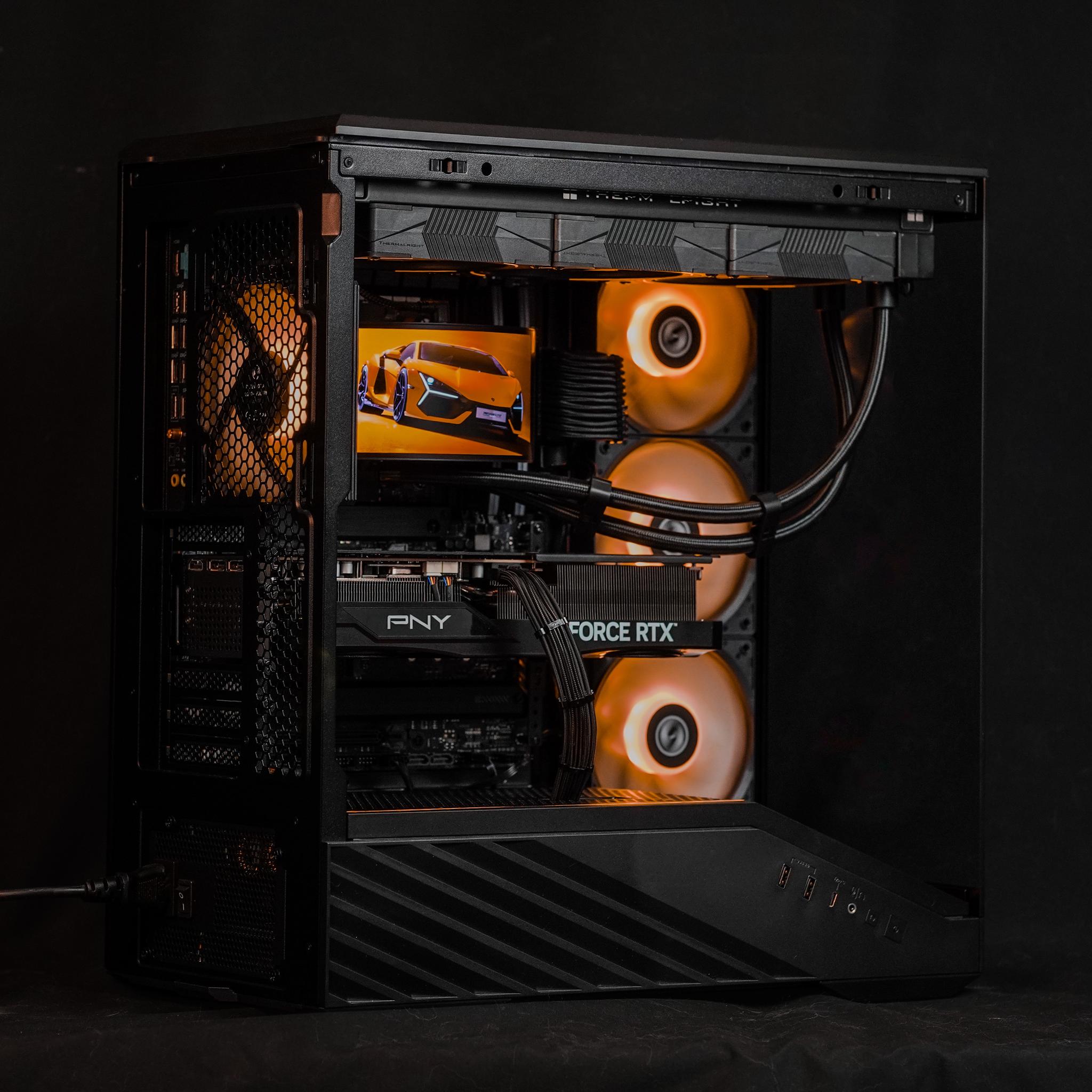 Turismo | RTX 5070 Ti + 7800X3D | 32GB DDR5 | 1TB Gen 4 NVMe | Lian Li V100R Custom Gaming PC
