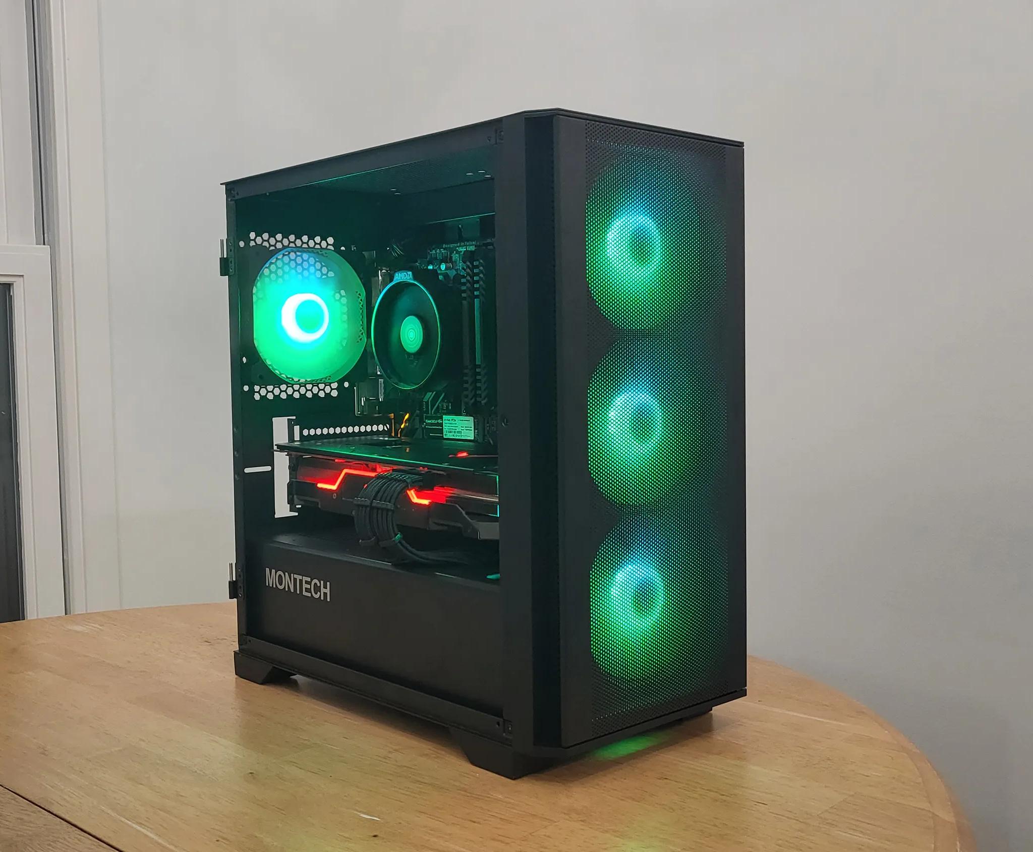 BIG SALE! "Blackout" RX 5700 XT Ryzen 5 3600 Gaming/Streaming PC