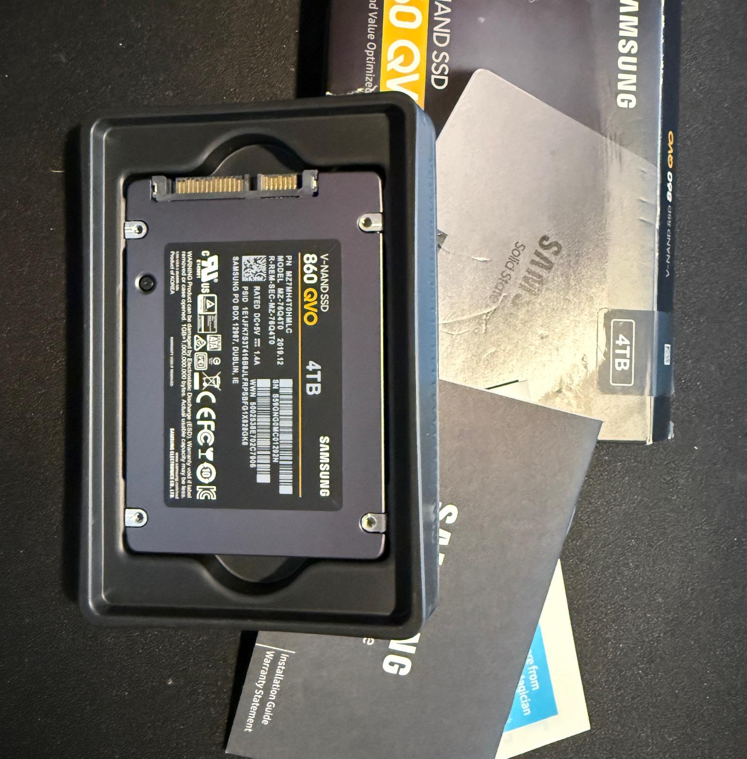 Samsung 860 QVO V-NAND 4TB SSD