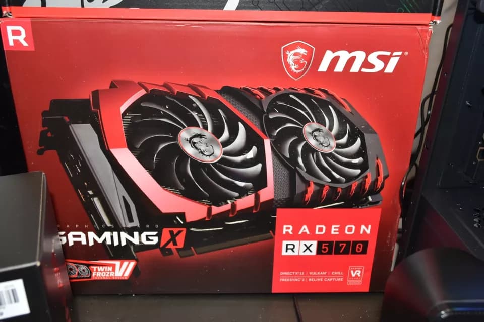 GaminG PC AMD FX 8350 4.0GHZ 8 CORES 16GB RAM 1TR SSD RX 570 GPU X DVD RW+ NEW 20 INCH MONITOR