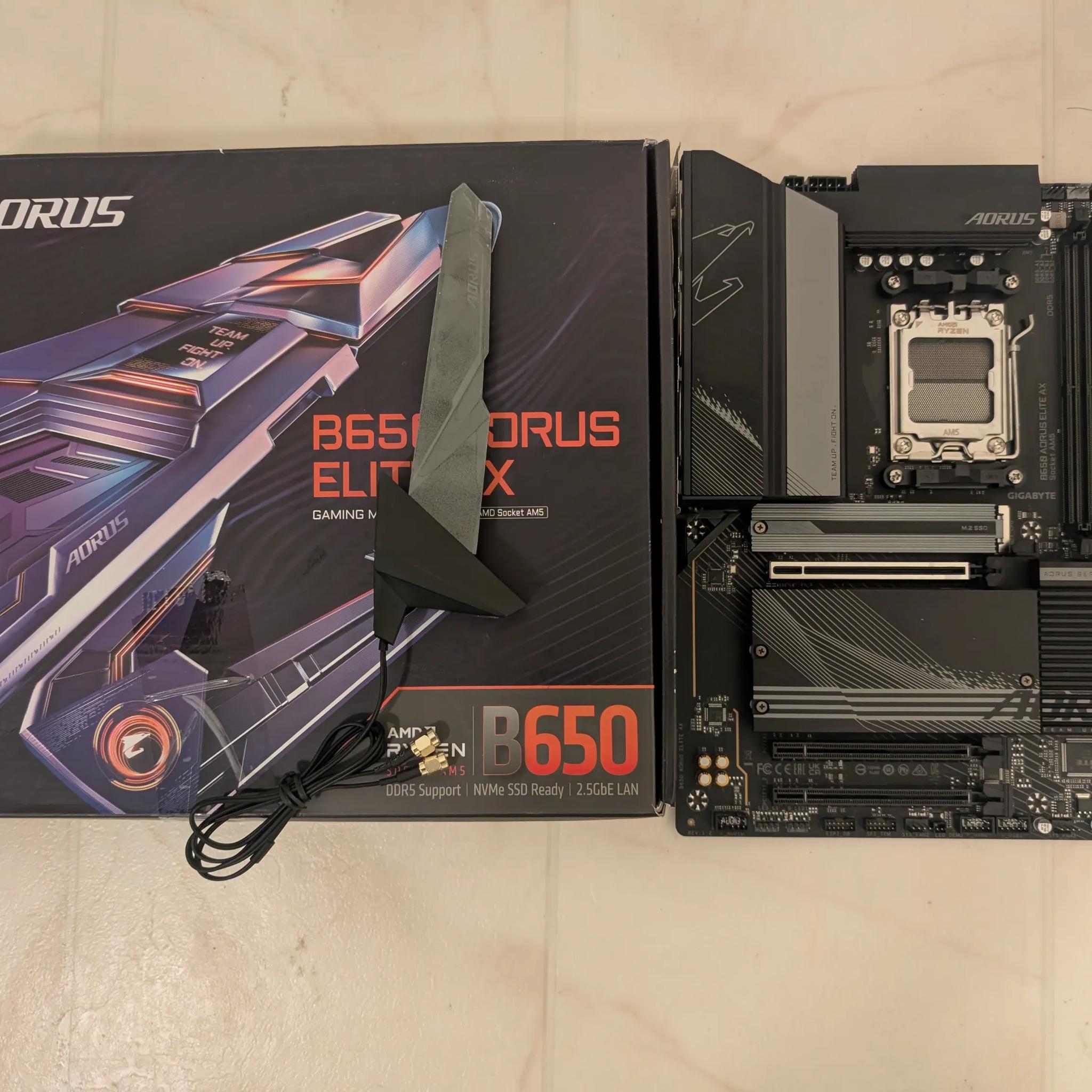 GIGABYTE B650 AORUS ELITE AX ATX AM5 (DDR5, PCIe 5.0)