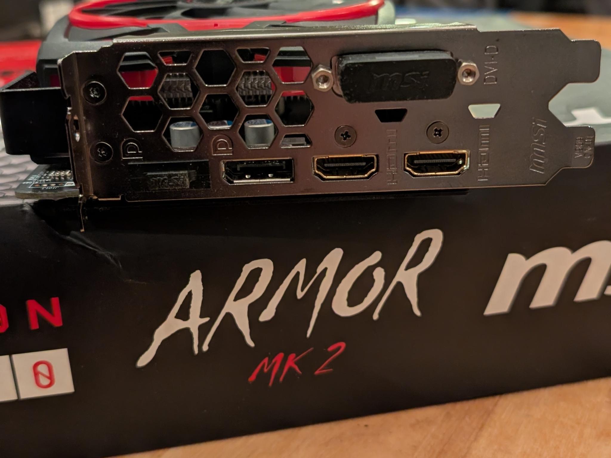 MSI Radeon RX 570 Armor MK2 8GB GDDR5 OC GPU