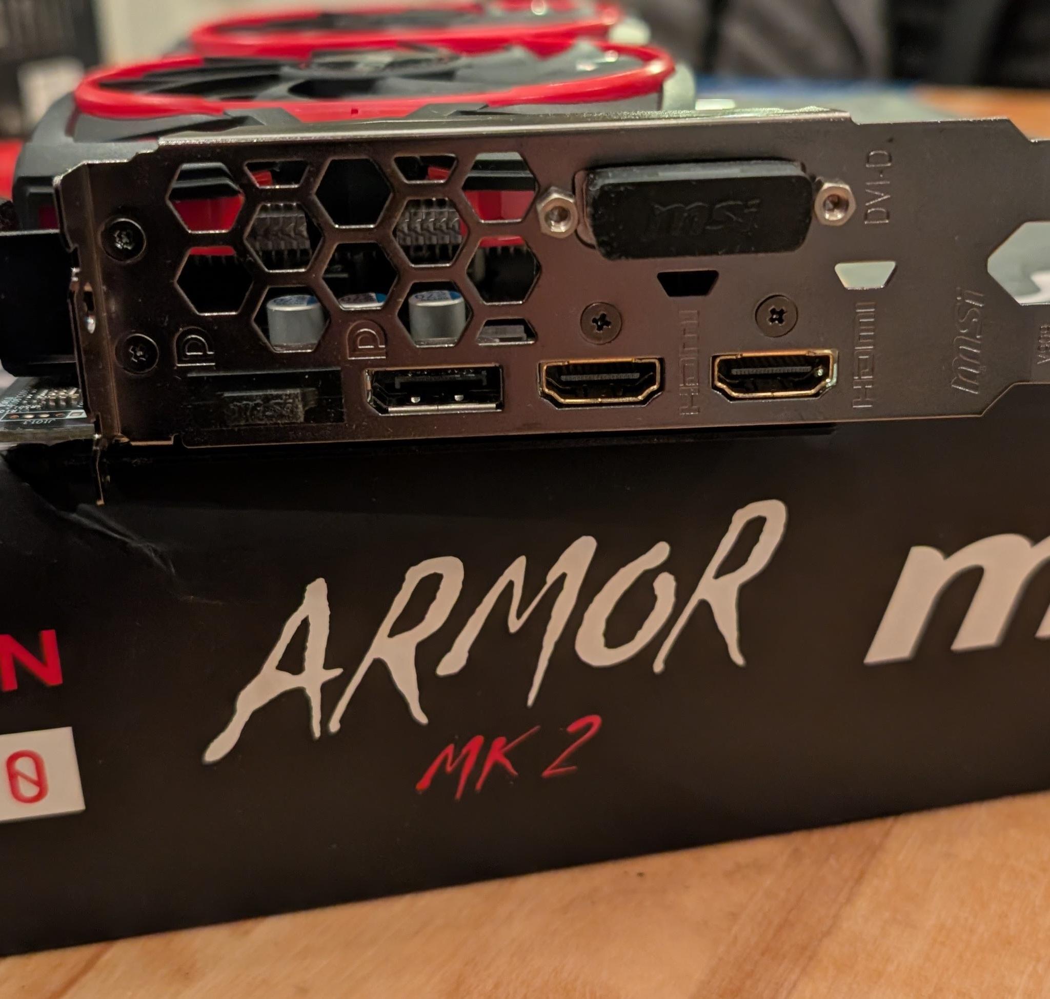 MSI Radeon RX 570 Armor MK2 8GB GDDR5 OC GPU