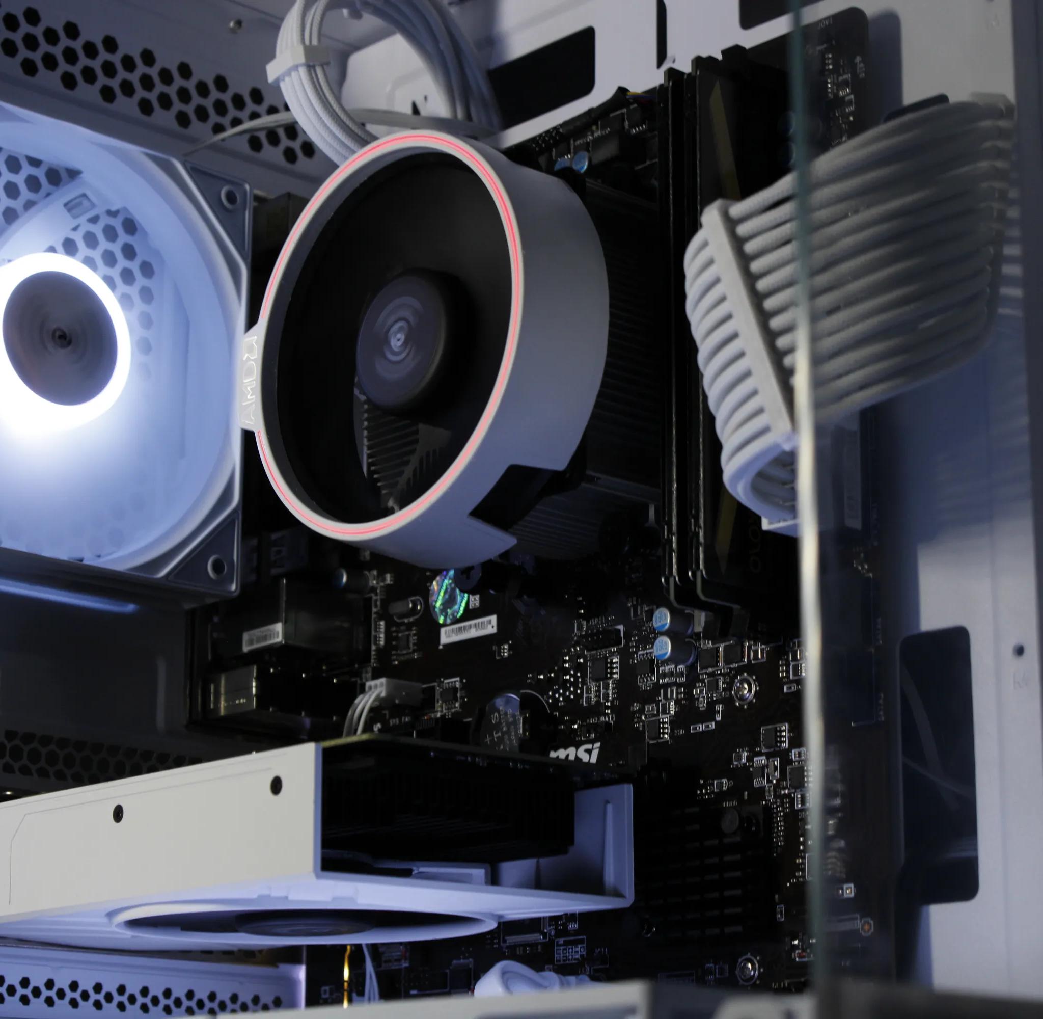 🤍 White Gaming PC [Ryzen 7] [GTX 1650] [16GB RAM]