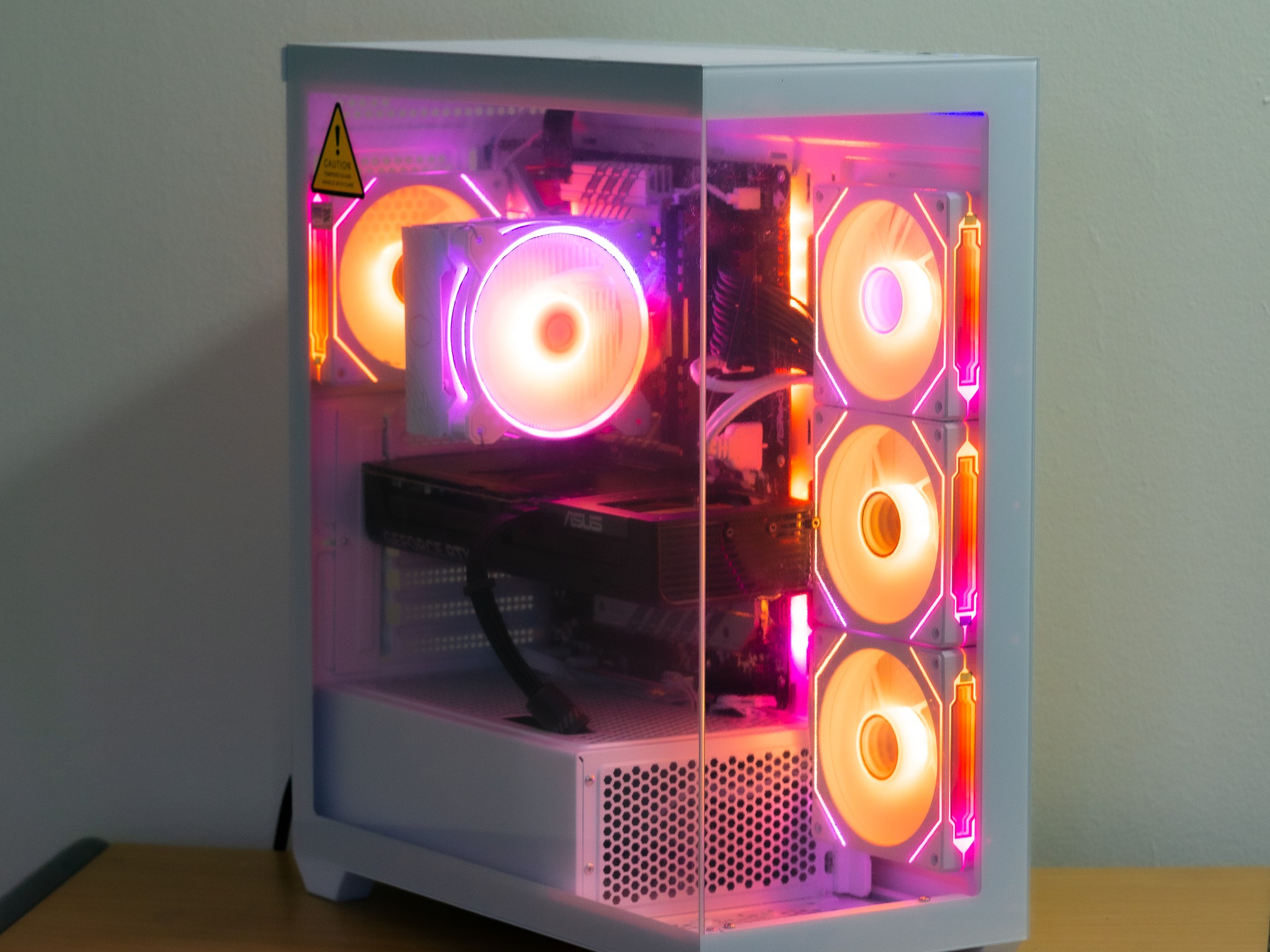 RTX 5070 Gaming/Streaming PC | All New Parts| 1440p/4K Ready | i5 12600K | 1TB SSD | ARGB | White