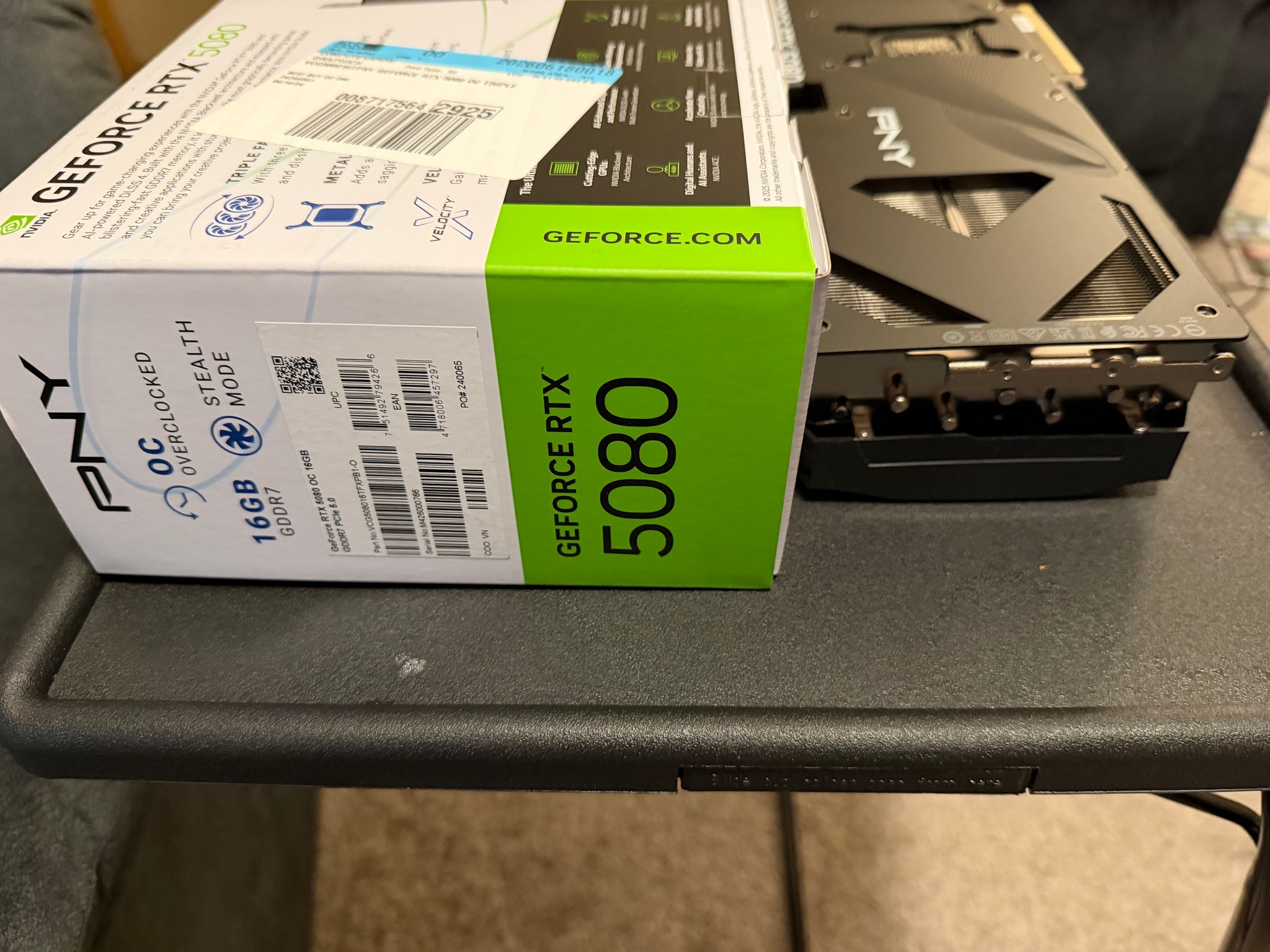 PNY GeForce RTX 5080 Overclocked Triple Fan
