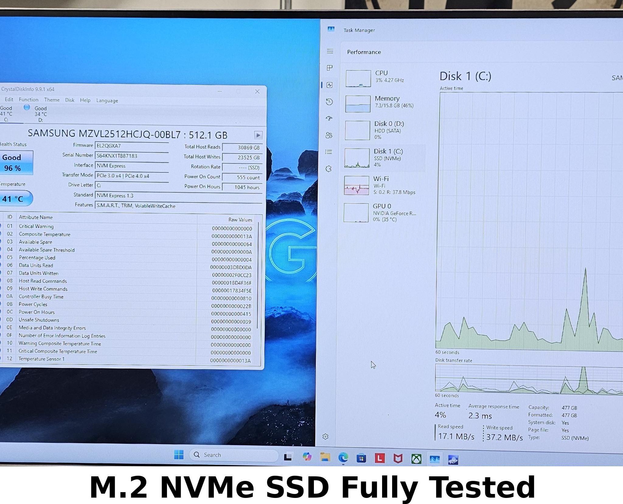 512GB NVMe M.2 SSD Samsung MZVL2512HCJQ Gen3