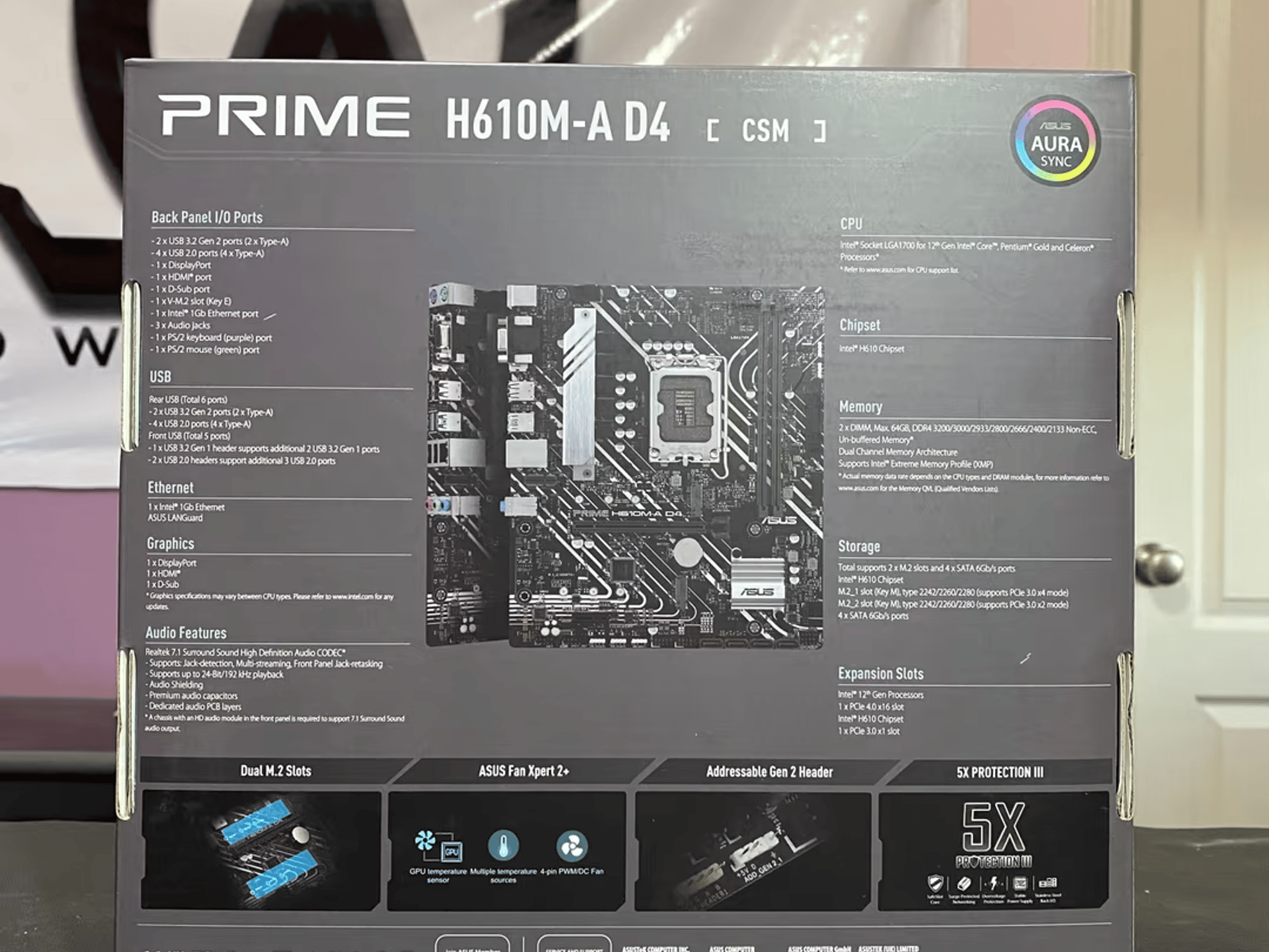 BNIB ASUS Prime H610M-A D4