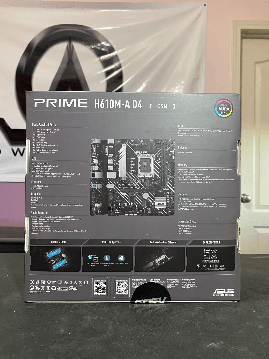 BNIB ASUS Prime H610M-A D4