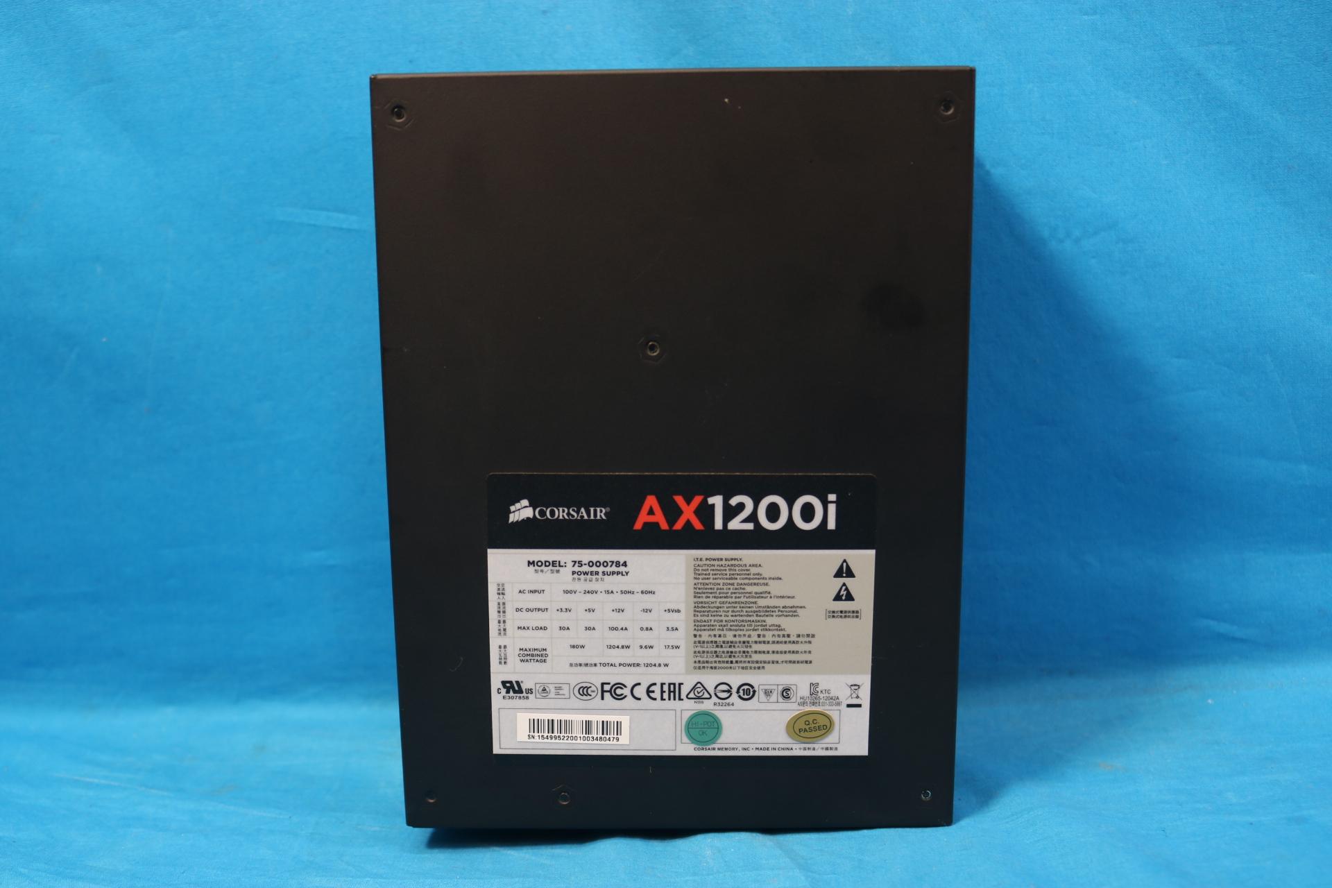 Corsair AX1200i 1200W 80+ Titanium Fully-Modular ATX Desktop PSU - 4212140195