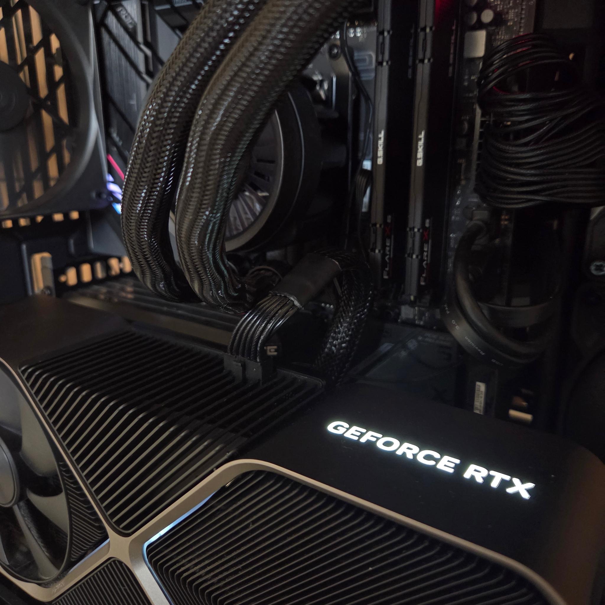 ALL Black V3 | RTX 5080| Ryzen 9 7900x | 32GB DDR5 | 1TB NVME | GOLD PSU | Windows 11 | WIFI