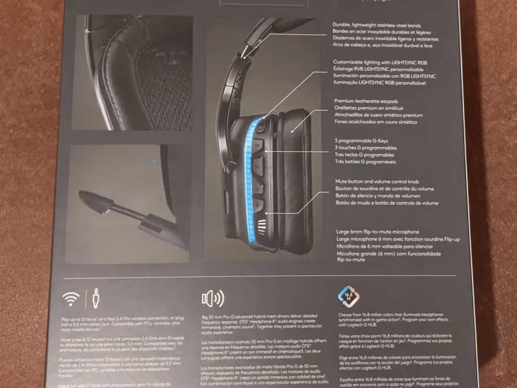 BNIB Logitech G935 Wireless Gaming Headset