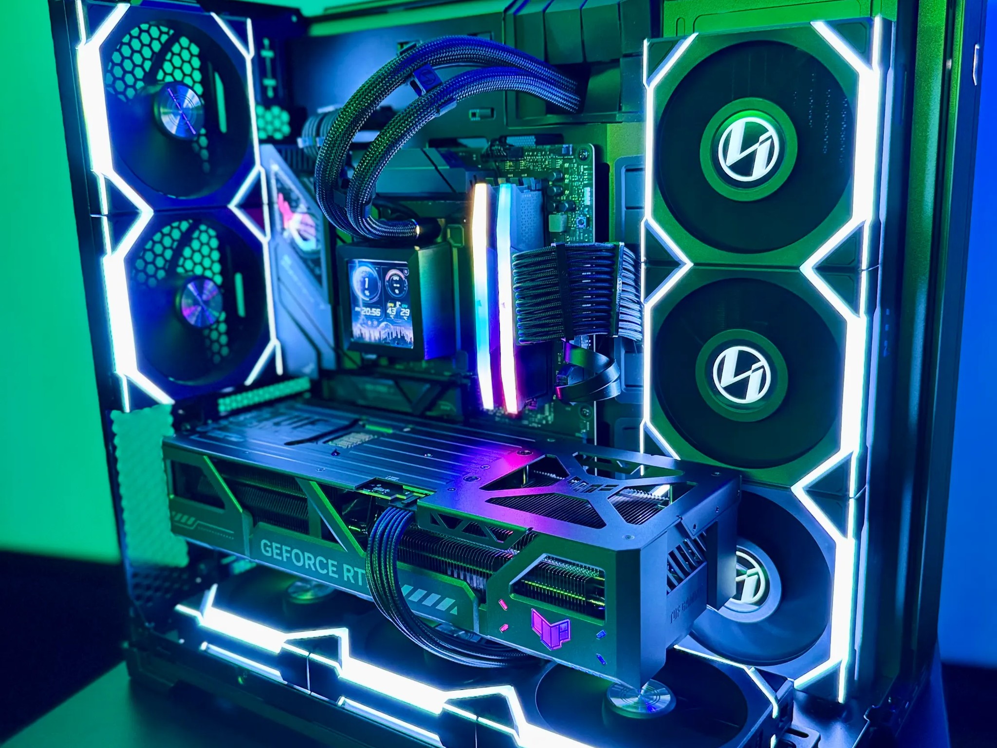 ObsidianX Gaming PC 💎 NVIDIA RTX 5080 OC, 9800X3D, 64GB RAM, 3TB NVMe SSD, ROG Strix B850 MB