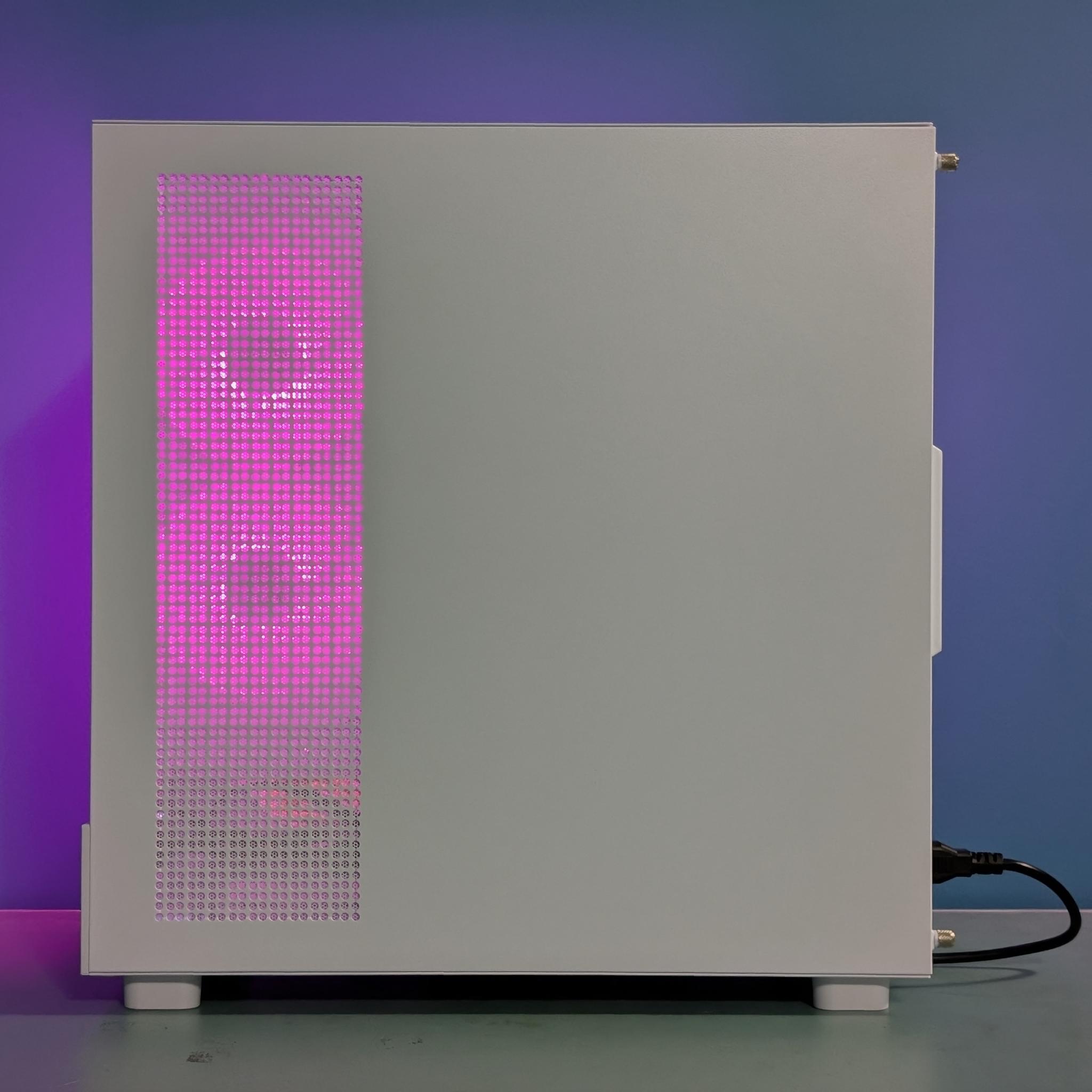 Pink & White Gaming PC | RTX 3060 Ti | Ryzen 5 5500 | 16GB RAM | NVMe SSD