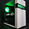 custom built white/black gaming pc