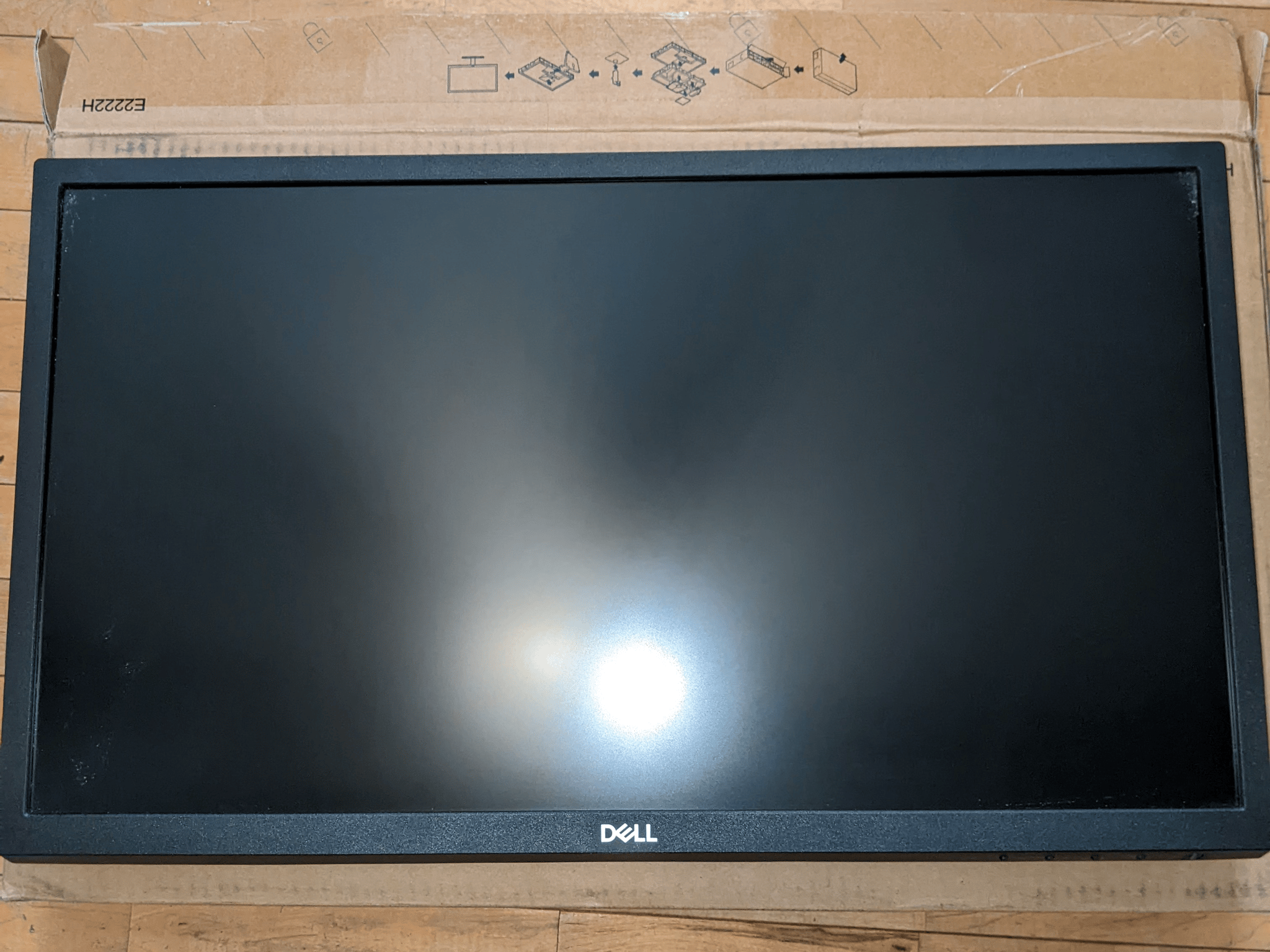 2 Dell E2222H Monitors VA Panel 60hz