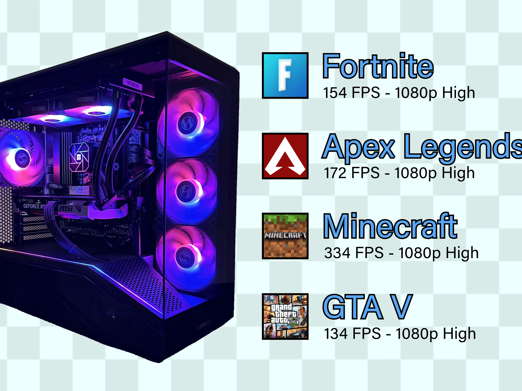 AM5 RTX Gaming PC | RTX 5060 Ti | RYZEN 5 7600x | 16GB RAM | 1TB NVME