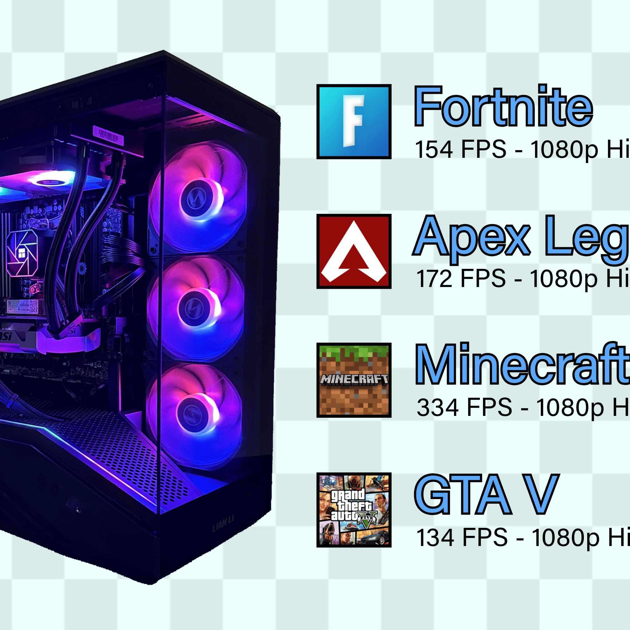 AM5 RTX Gaming PC | RTX 5060 Ti | RYZEN 5 7600x | 16GB RAM | 1TB NVME