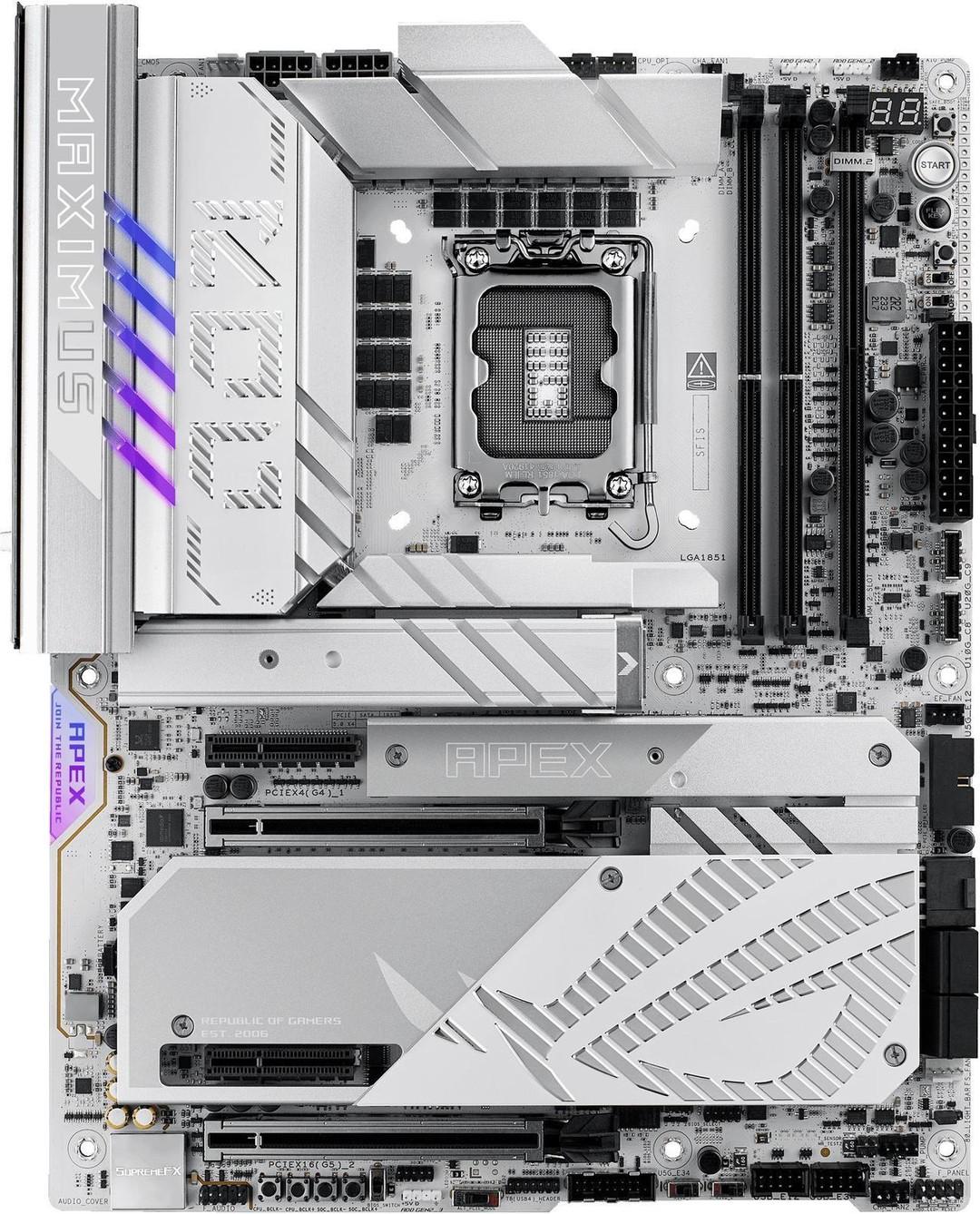 ASUS ROG MAXIMUS Z890 APEX Intel Z890 LGA 1851 ATX Desktop Motherboard