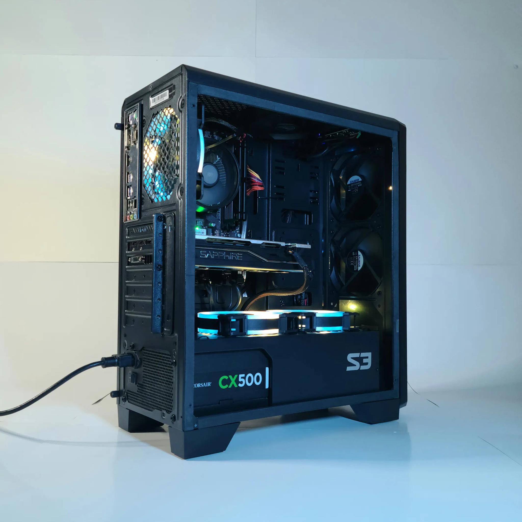 Z90 Gaming PC Radeon Custom Windows 11 1000GB AMD Desktop RGB controlled!