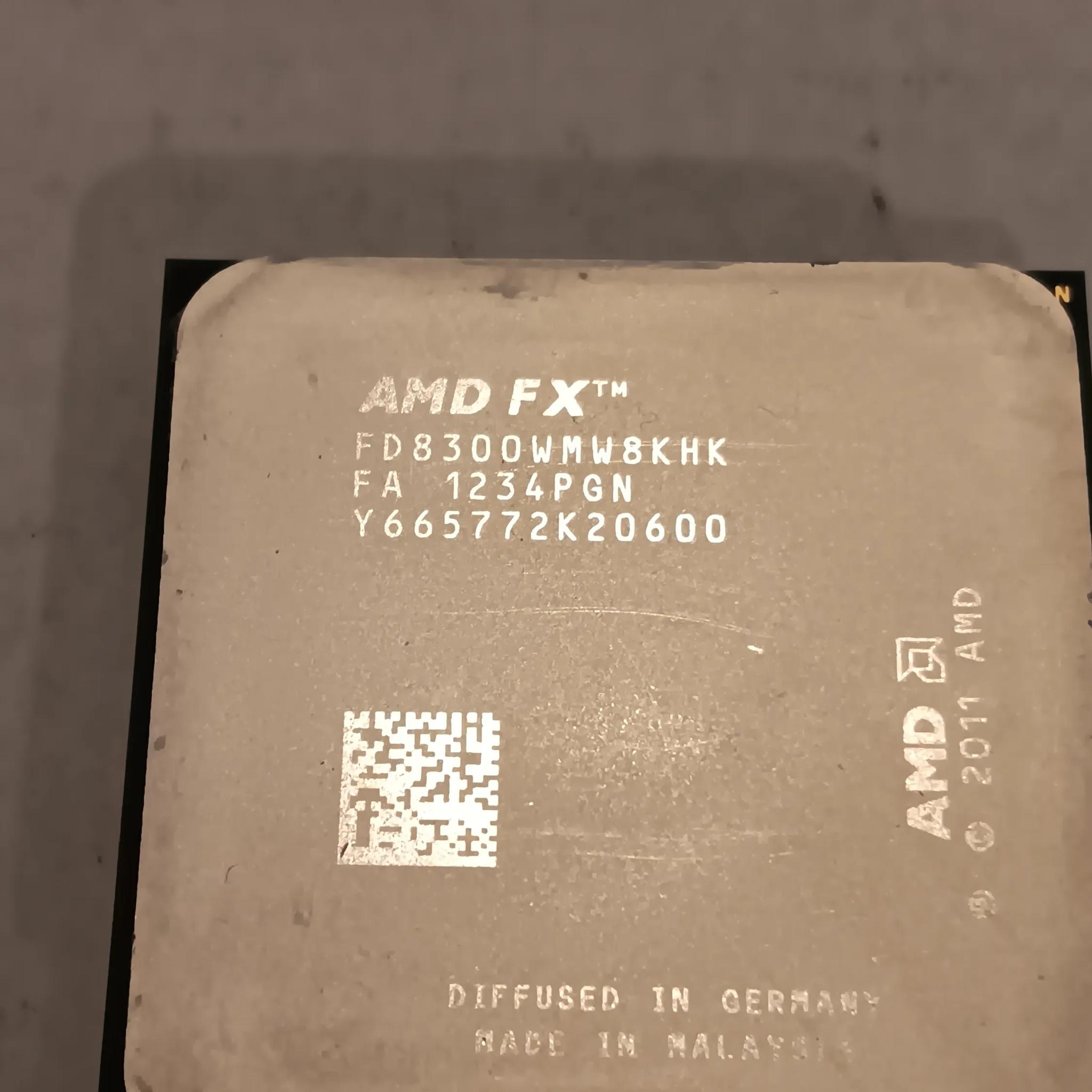 AMD FX 8300 8 Core 3.3GHz AM3+ CPU