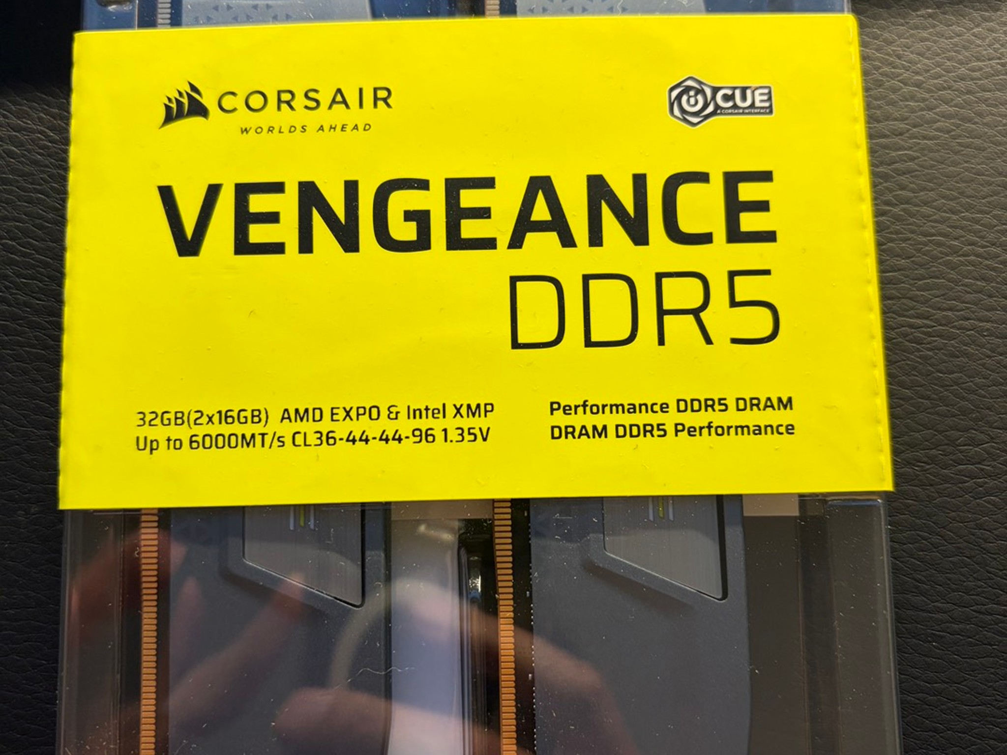 Corsair Vengeance DDR5 32GB (2×16GB) 6000MHz CL36 – CMK32GX5M2E6000Z36 (EXPO/XMP)