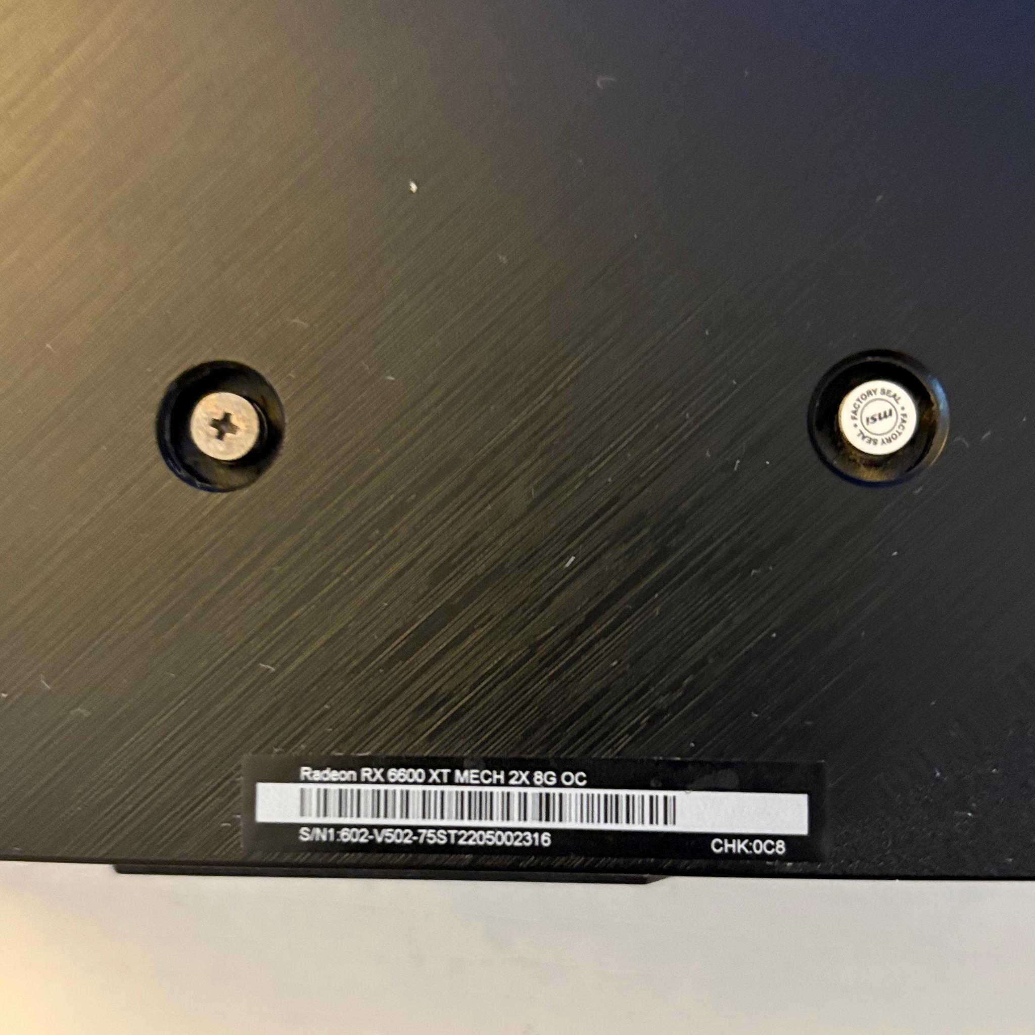 XFX Speedster MERC 308 Black Radeon RX 6600 XT