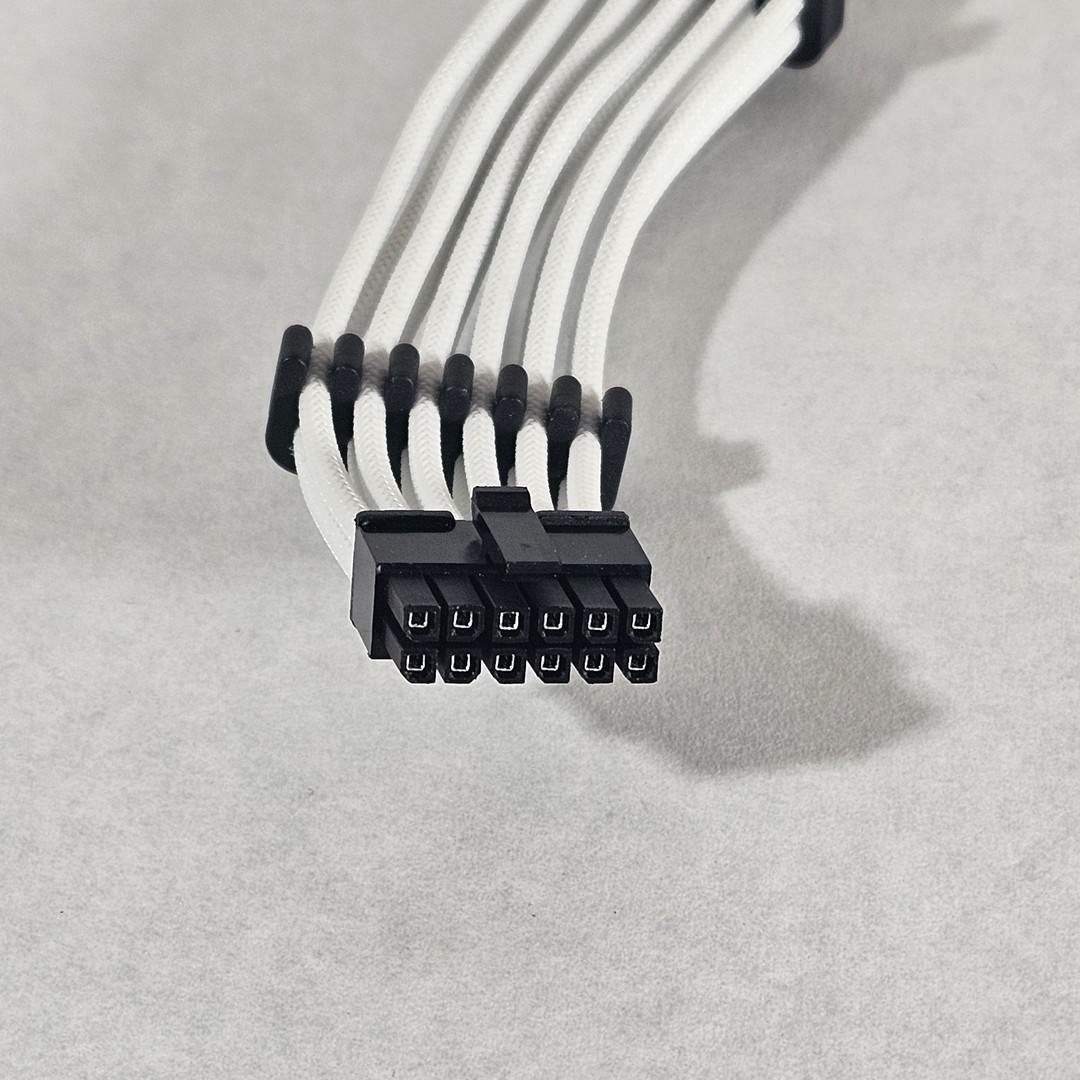 600W Watt GPU White Extension Cable | Jawa