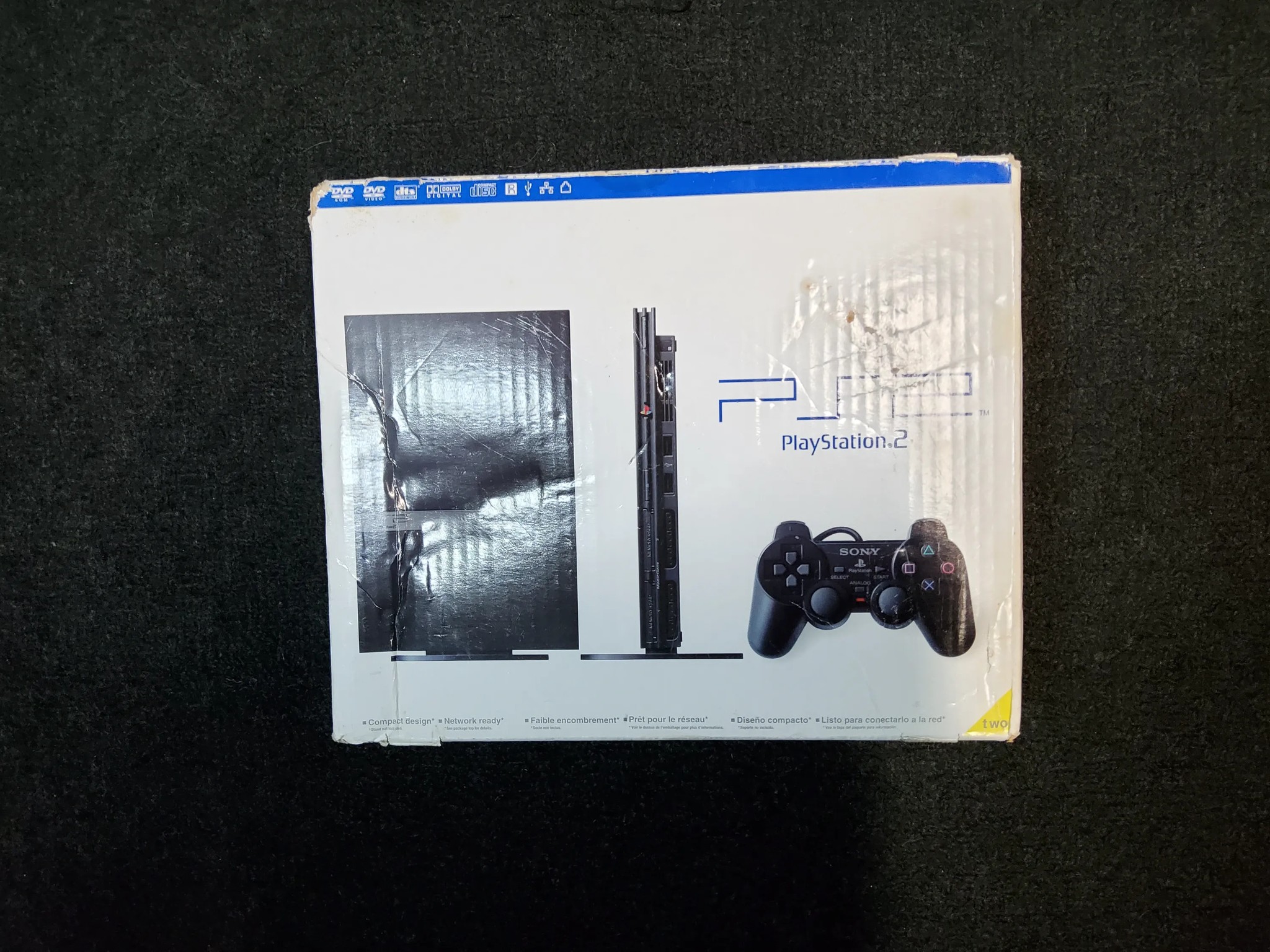 PlayStation 2 Dual Shock Controller + Memory Card with Original Box