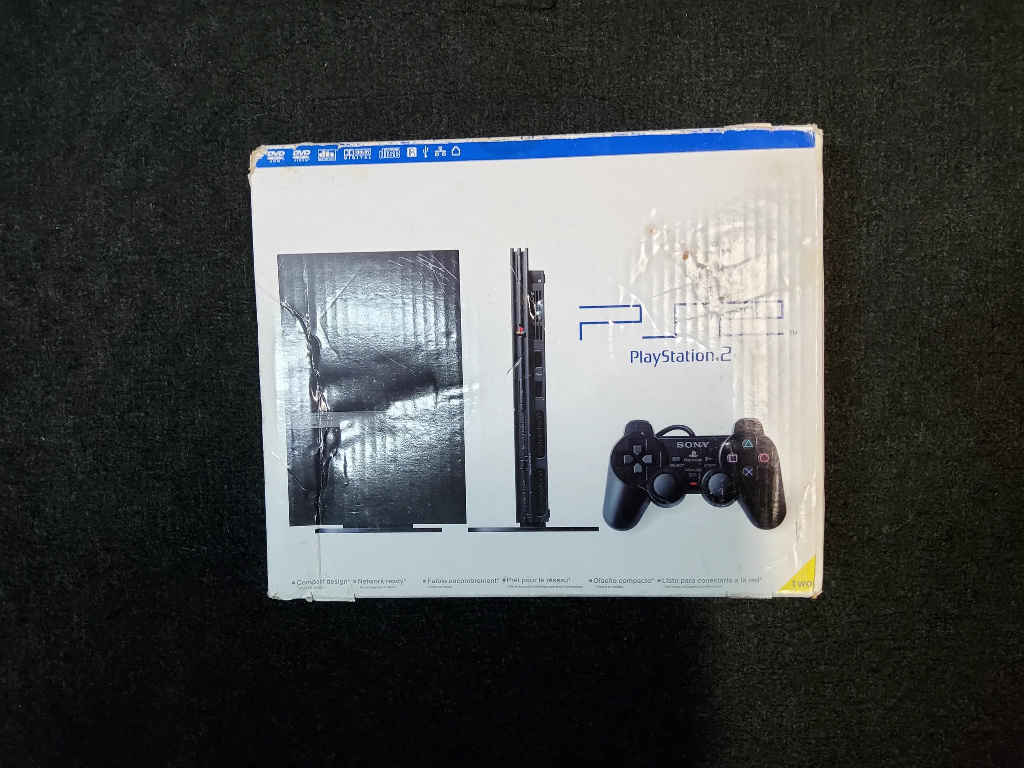PlayStation 2 Dual Shock Controller + Memory Card with Original Box