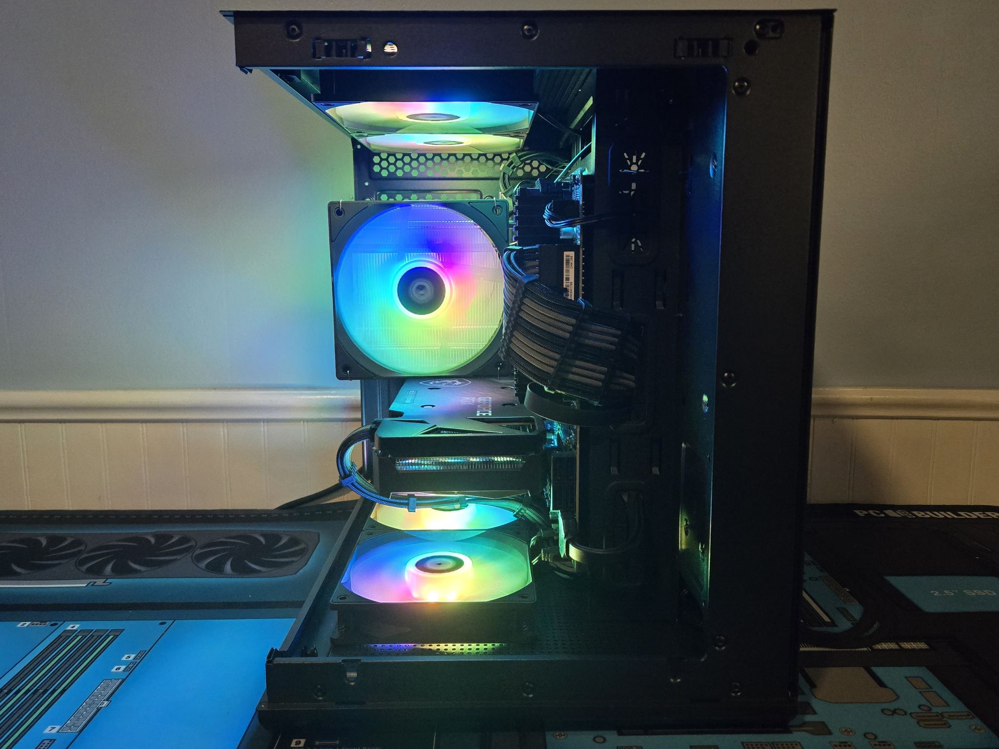 Dark Gunmetal Player 1 1080p Gaming PC |Ryzen 5 5600|RTX 3060 12GB|16GB DDR4|1TB NVME|Win 11|Wifi/BT
