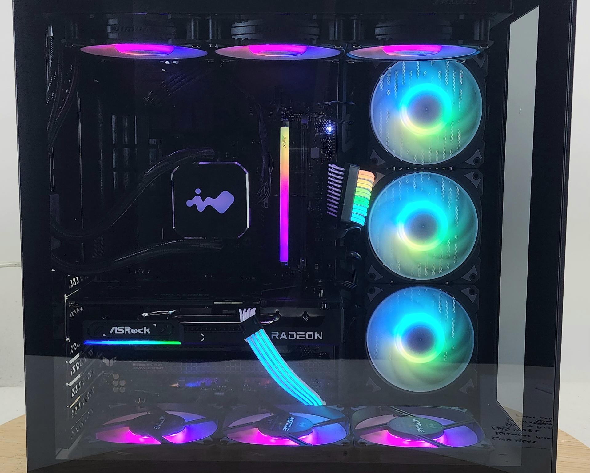 Gaming PC Ryzen 7 7700X 16GB RAM 1TB SSD RX 9060 XT 16GB Windows 11 Computer
