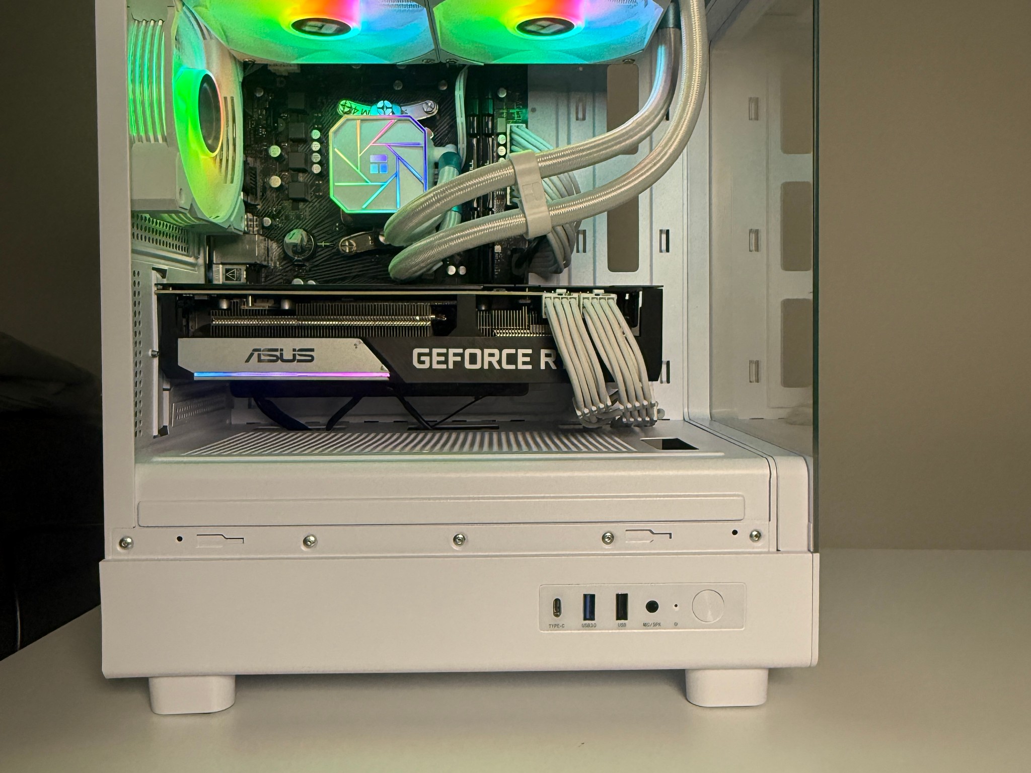 1440p High FPS White🔸RTX 3060ti🔸32gb Memory | 240mm Liquid Cooled AIO