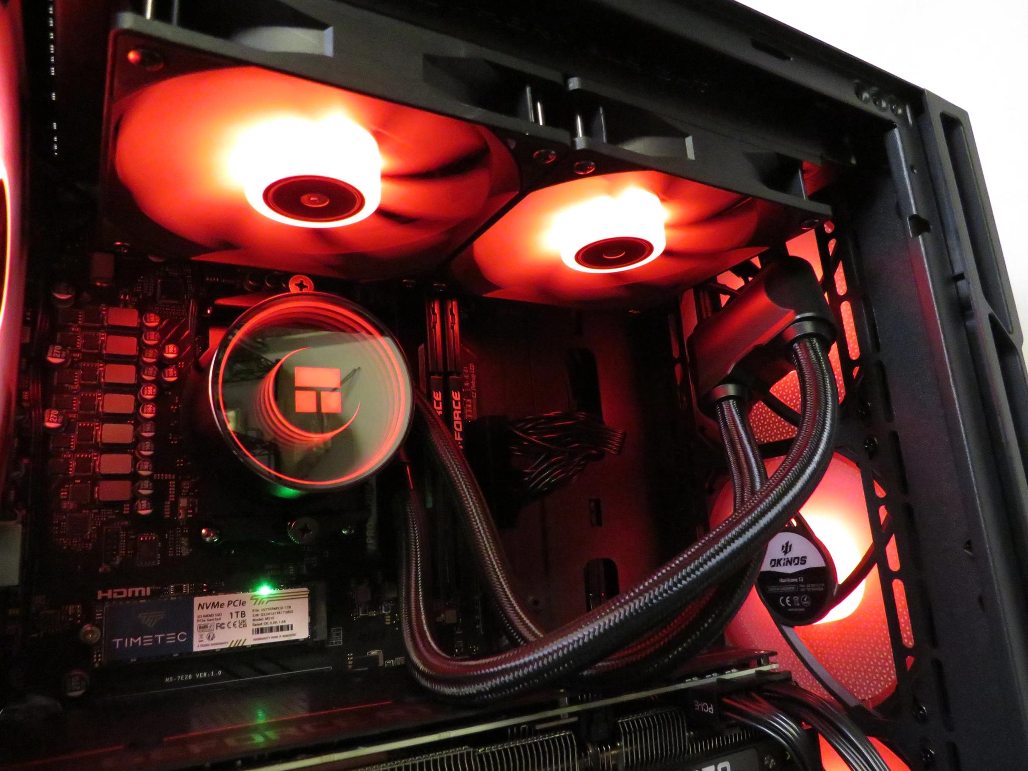 Compact POWER! Ryzen 5 7400F + EVGA RTX 3070 XC3 + 32 GB DDR5 RAM + 1 TB NVME