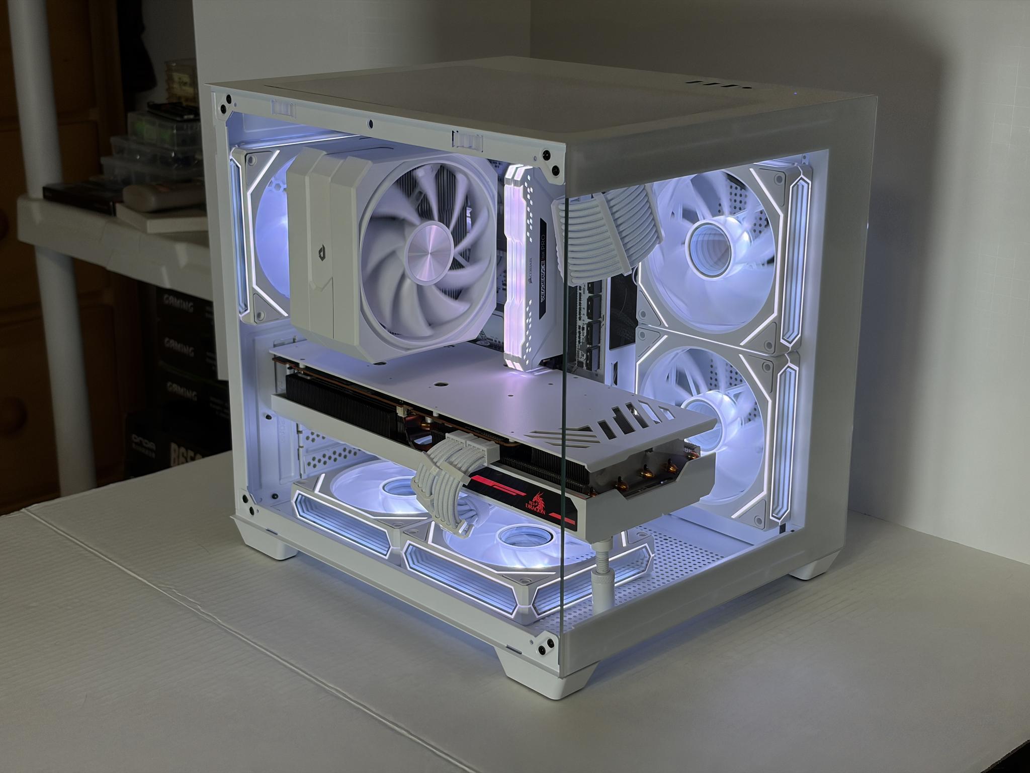 🔥 RX 6800 + Ryzen 5 5600 – White Gaming PC – 1440p Ultra Monster | 1TB NVMe | 16GB RAM