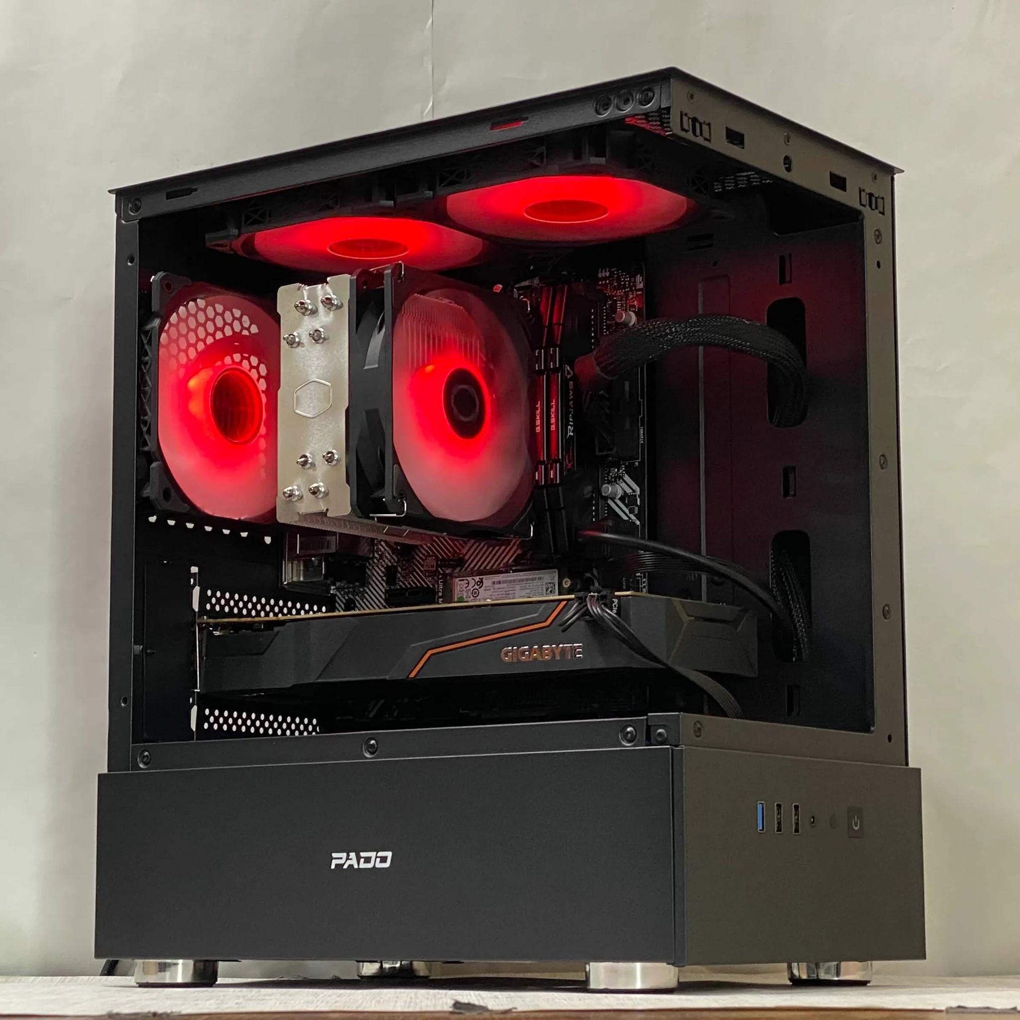 GTX 1080, Ryzen 5 2600, 16GB DDR4, 512GB NVMe SSD, WiFi - Gaming PC