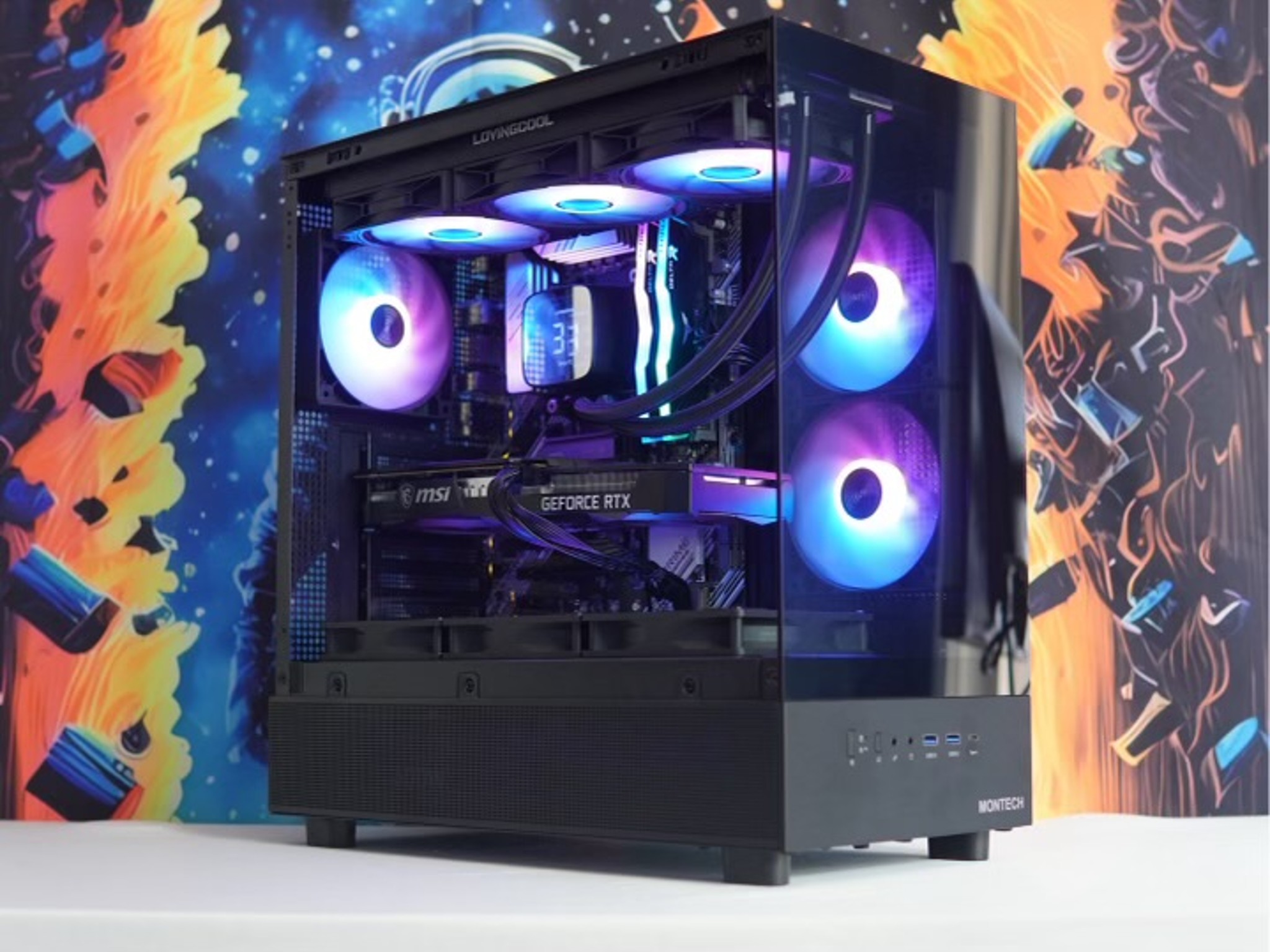 Nvidia msi 3060| Gaming PC | Ryzen 5 5600g|16GB Ram|2TB SSD nvme|Wifi|BT