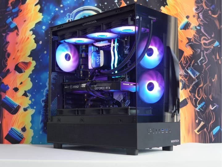 Nvidia msi 3060| Gaming PC | Ryzen 5 5600g|16GB Ram|2TB SSD nvme|Wifi|BT