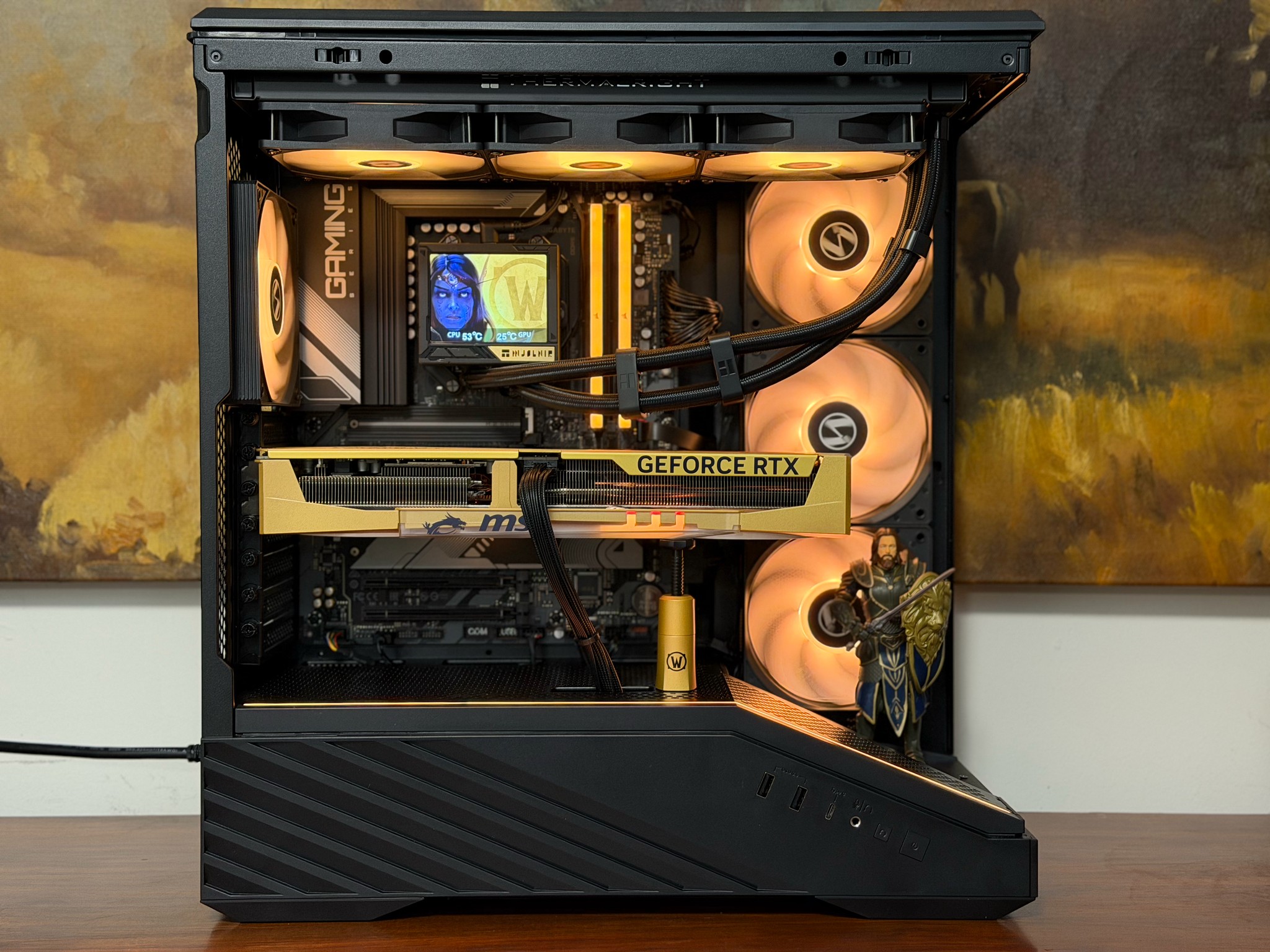 RTX 5070 Warcraft | Ryzen 5 7600X3D | 32GB DDR5 | 1TB SSD | B650 | 360 AIO | 750W | Lian Li V100R