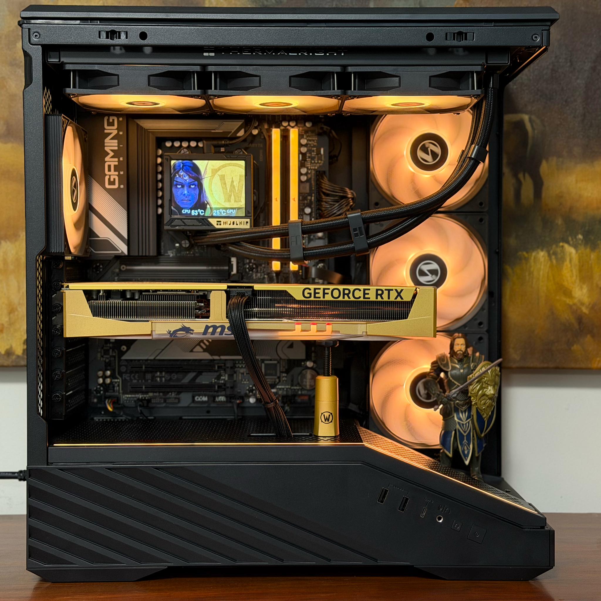 RTX 5070 Warcraft | Ryzen 5 7600X3D | 32GB DDR5 | 1TB SSD | B650 | 360 AIO | 750W | Lian Li V100R