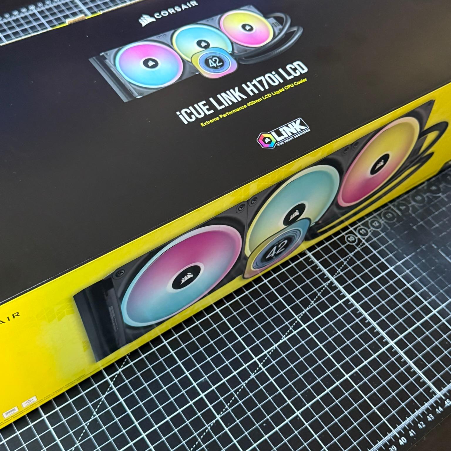 Brand New!!! Never Used!!! Corsair iCUE LINK H170i LCD Liquid CPU Cooler