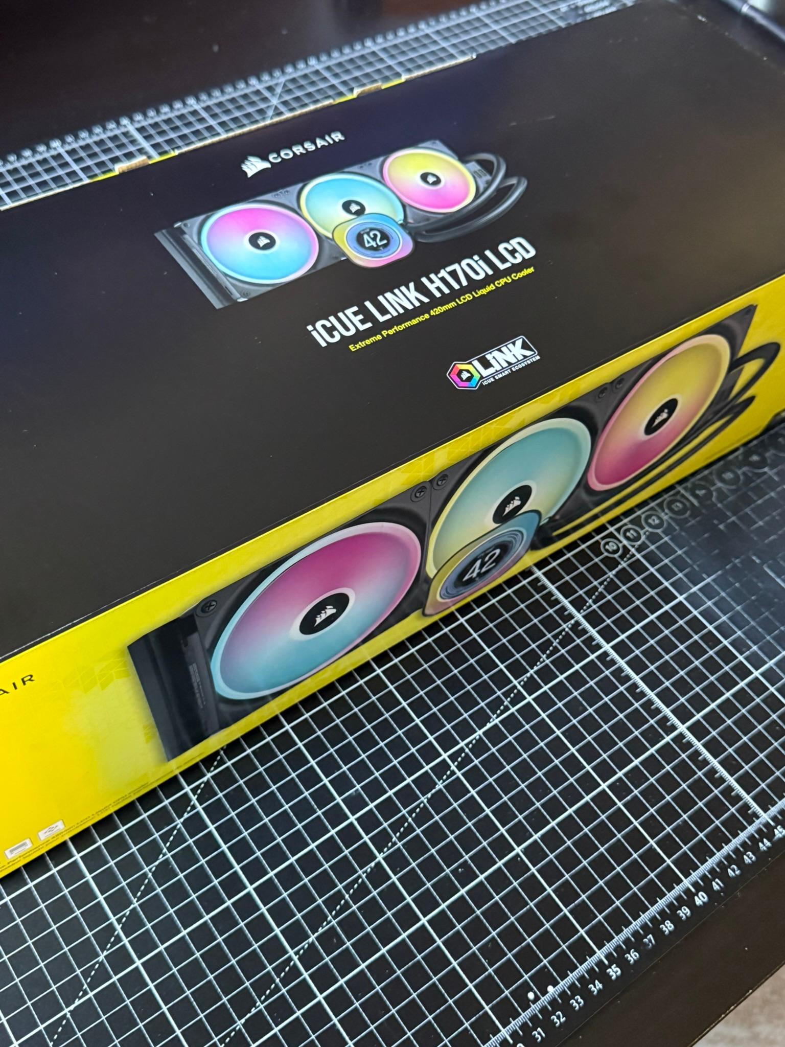 Brand New!!! Never Used!!! Corsair iCUE LINK H170i LCD Liquid CPU Cooler