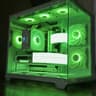 White Spectre! 👻 – Ryzen 5 9600X | RX 9070 XT | 32GB DDR5 6000 | Display on Cooler!