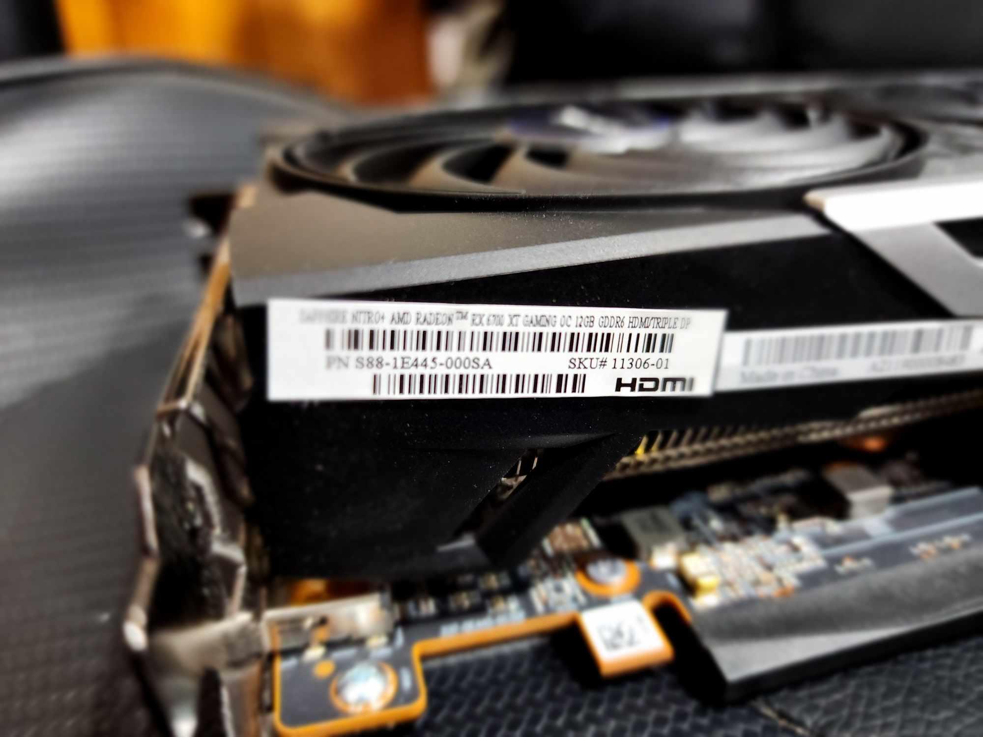 SAPPHIRE Nitro+ AMD Radeon RX 6700 XT 12GB GDDR6 Graphics Card (11306-01-20G)