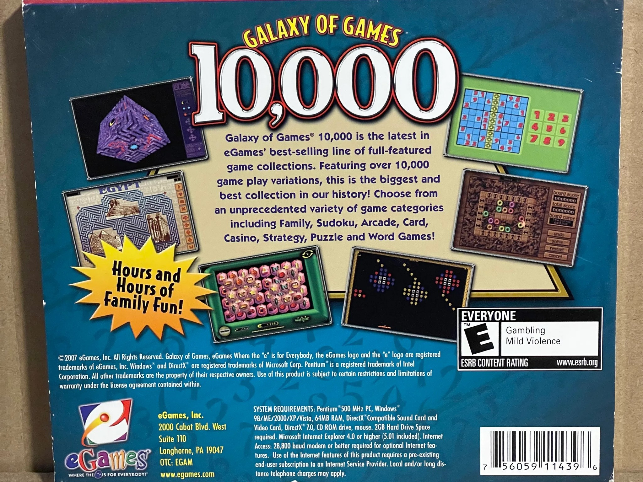 Galaxy of Games 10,000