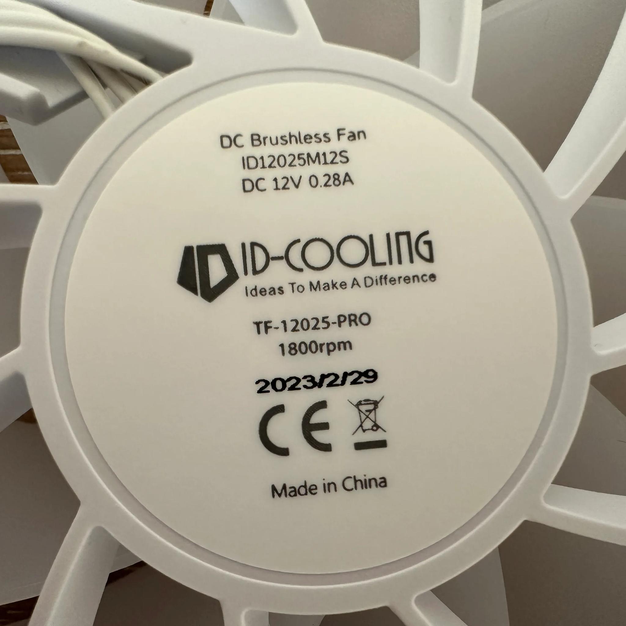 CRAZY DEAL! 3x ID-Cooling Case fans!