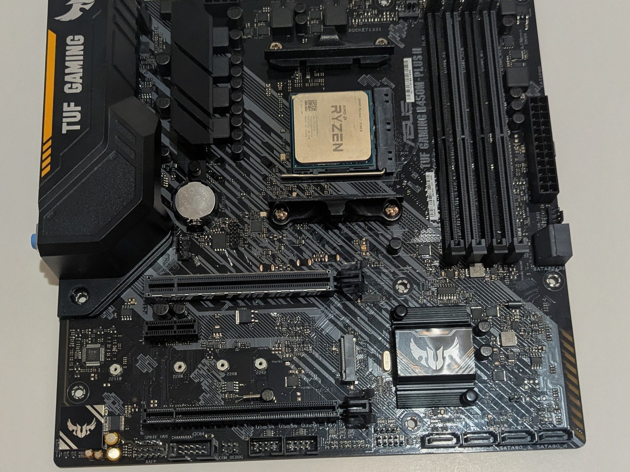 AMD Ryzen 7 1700X TUF GAMING B450M-PLUS II