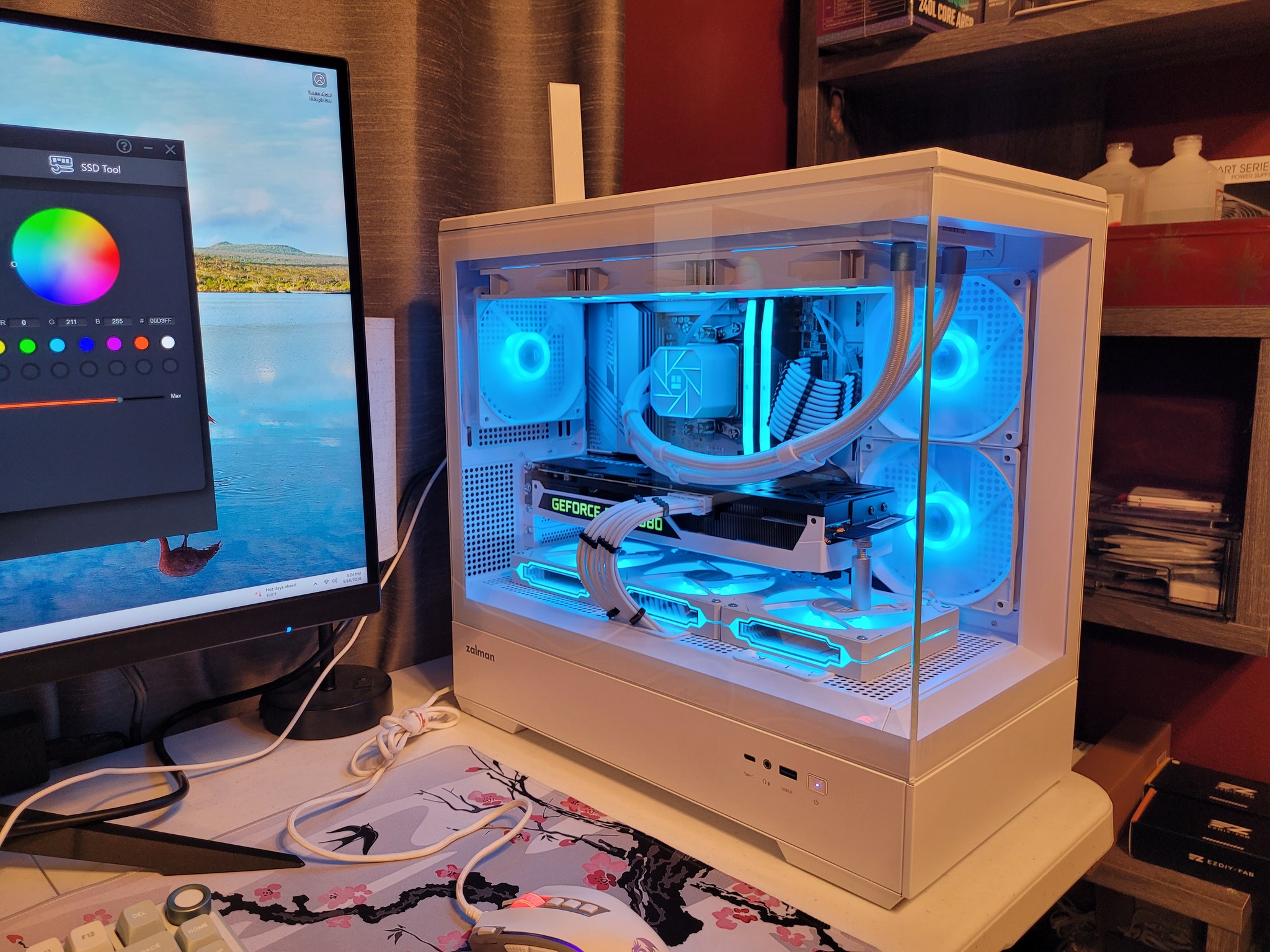White RTX 3080 Gaming PC (Ryzen 5 7600X | 32GB RAM | 1TB SSD | WiFi 6 + BT)